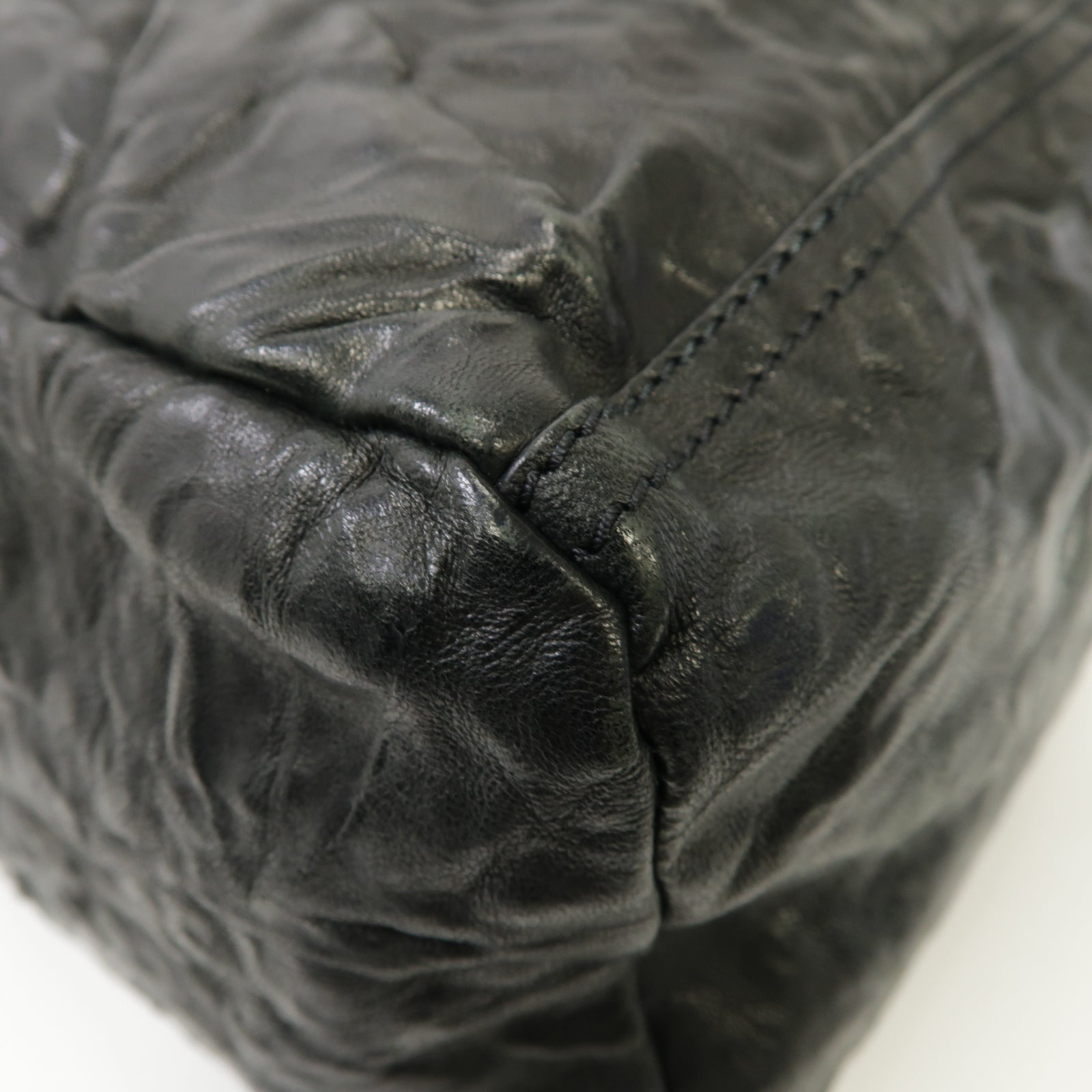 GIVENCHY 【清倉大減價】牛皮皮革Pandora Shoulder Bag金扣手挽肩背兩用袋黑色
