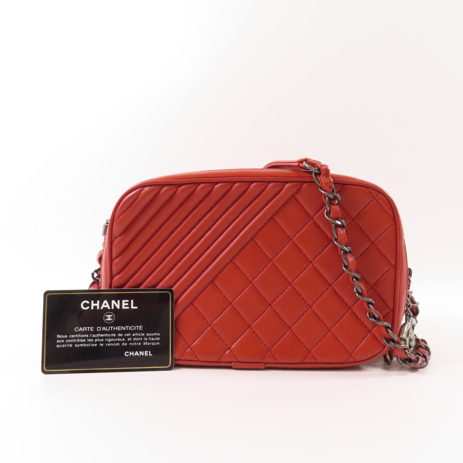 CHANEL 【激減優惠】牛皮皮革Shoulder Bag肩背袋