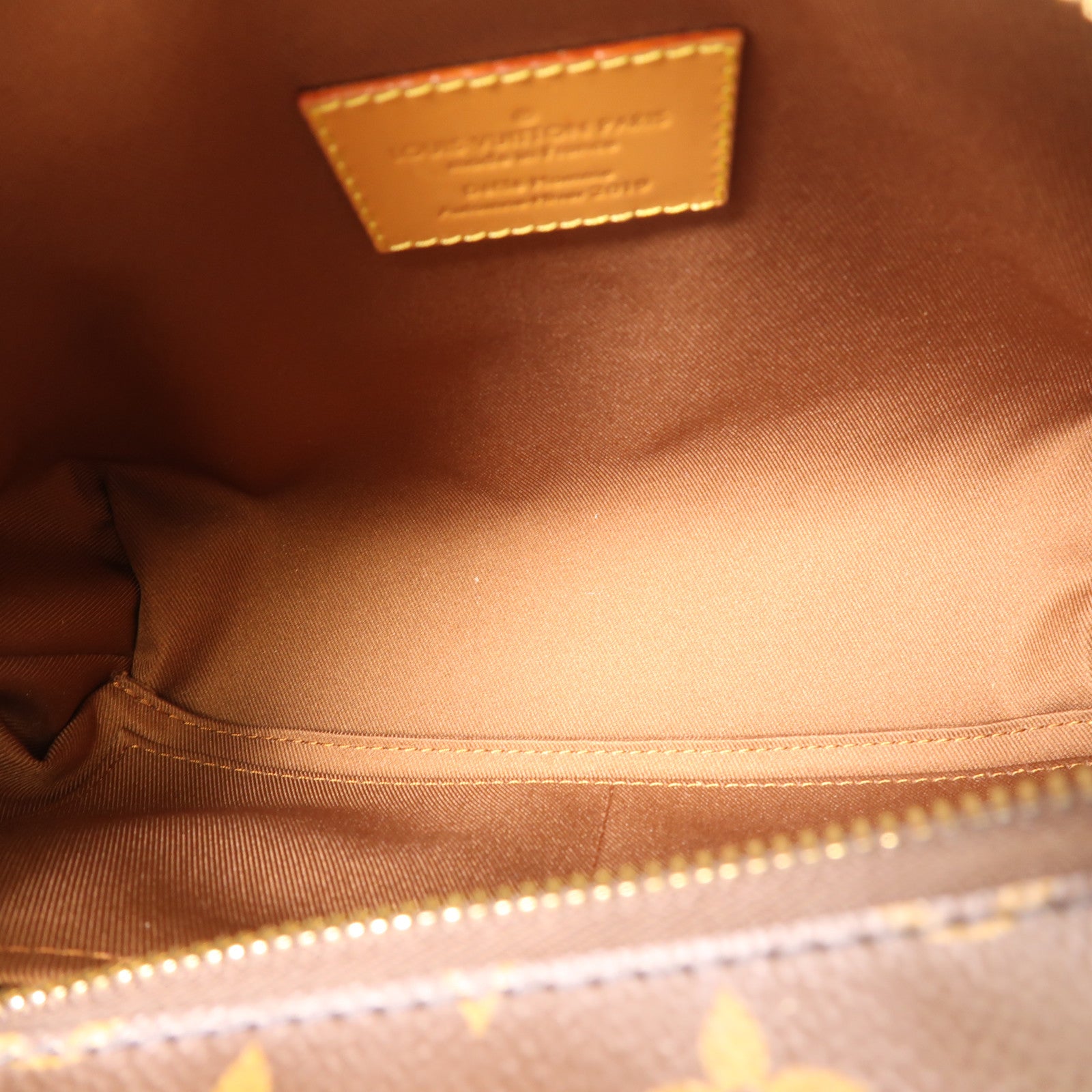 LOUIS VUITTON Monogram Soft Trunk金扣肩背袋棕色