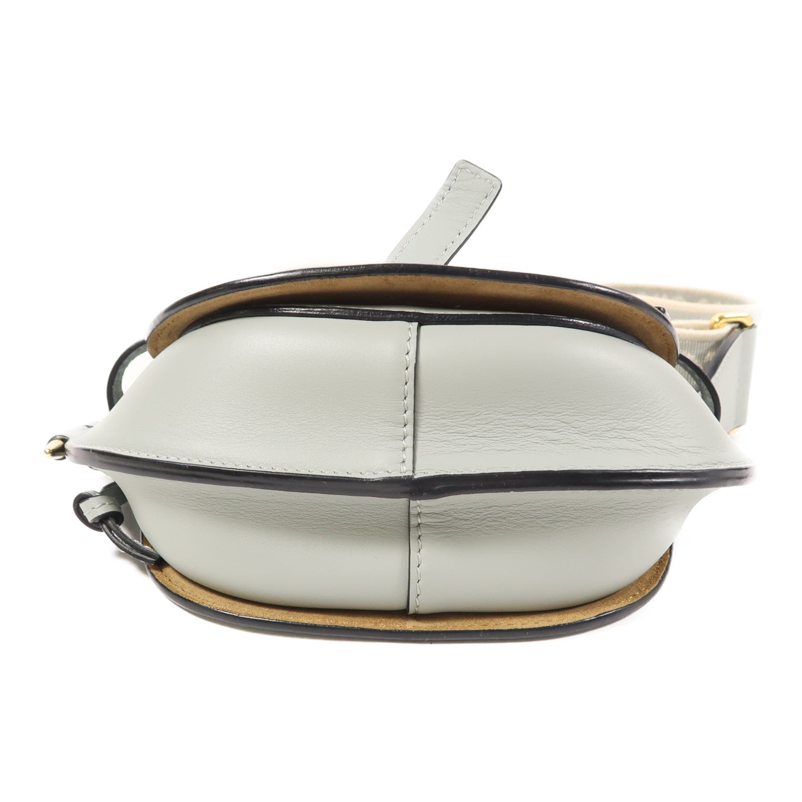 LOEWE 牛皮皮革Mini Gate金扣肩背袋