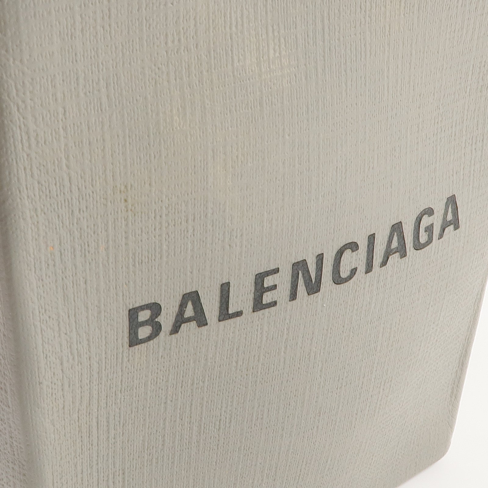 BALENCIAGA 牛皮皮革Mini Shopping Phone Holder銀扣手挽肩背兩用袋