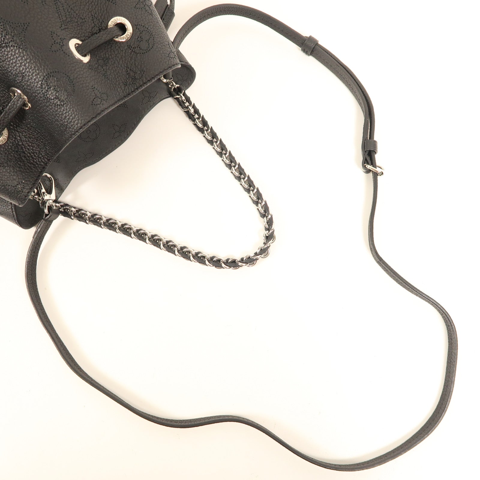LOUIS VUITTON Mahina Bella銀扣手挽肩背兩用袋