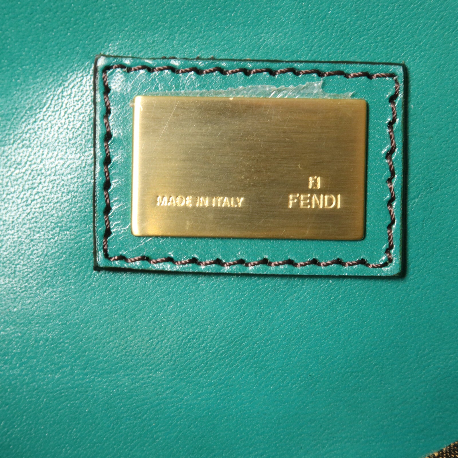 FENDI 麂皮皮革/牛皮皮革Peeko Boo手挽肩背兩用袋