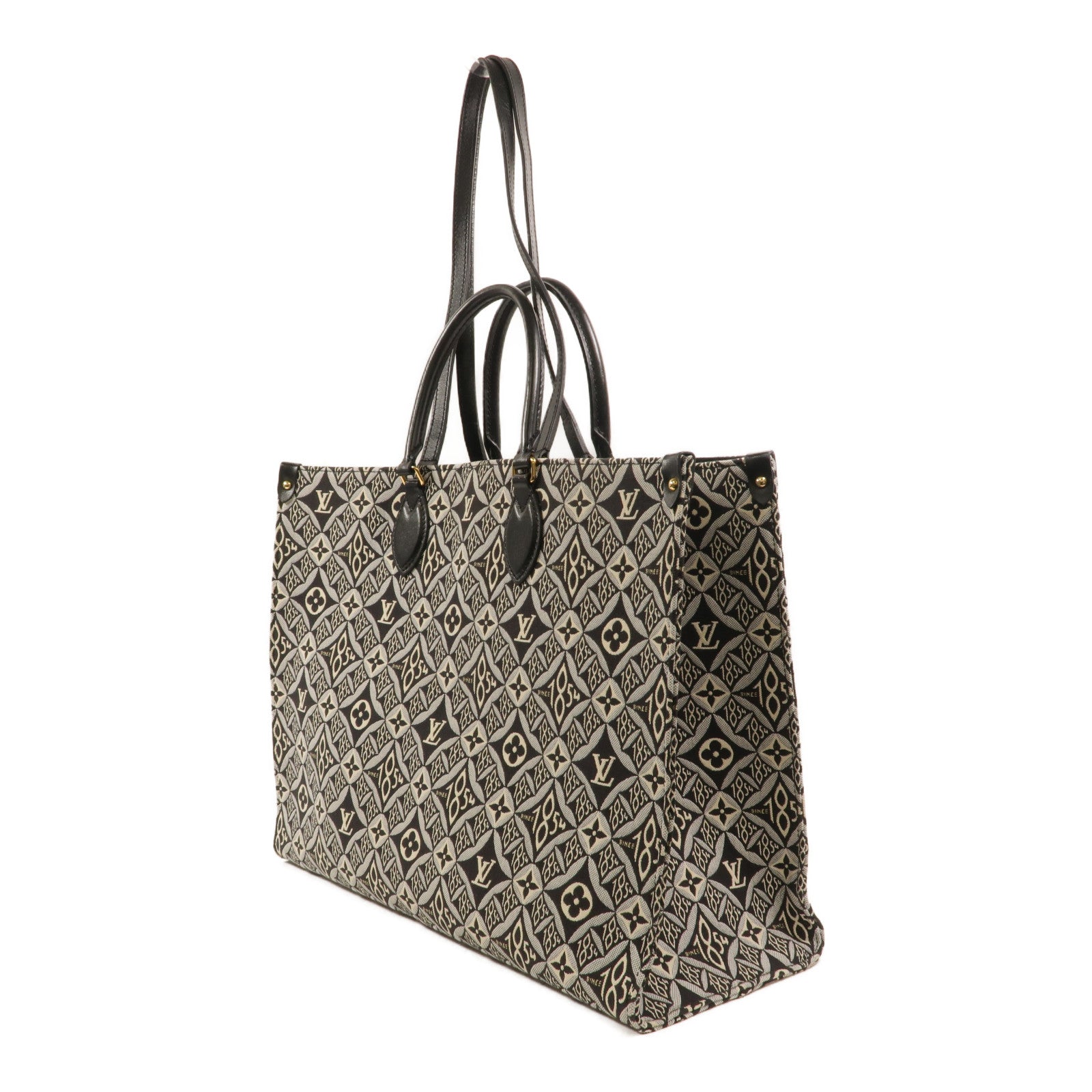 LOUIS VUITTON Monogram Jacquard Since 1854 OnTheGo GM手挽肩背兩用袋