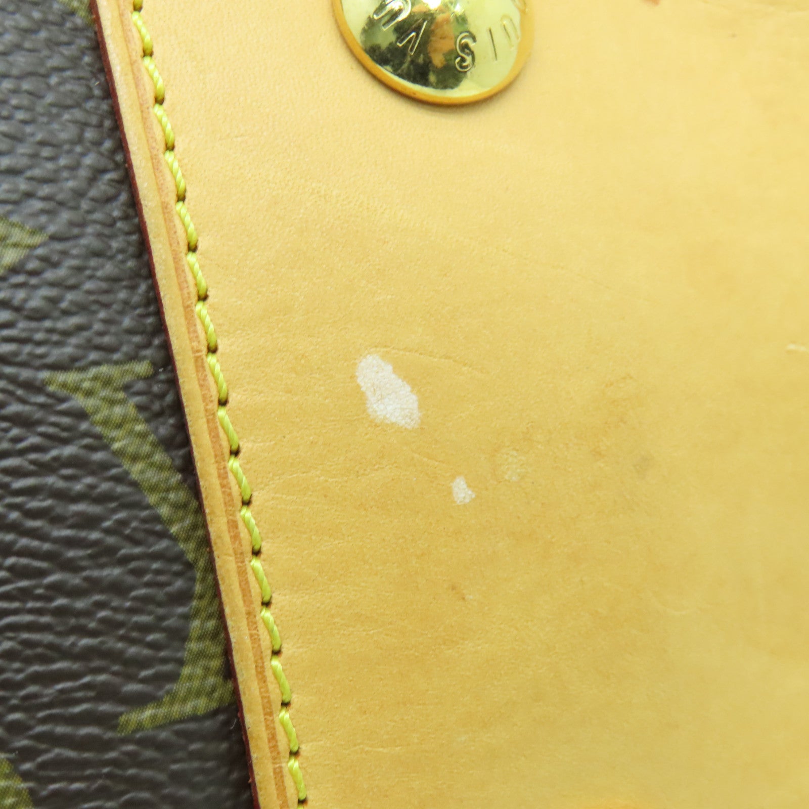 LOUIS VUITTON 【激減優惠】Monogram Boetie MM金扣手挽袋啡色