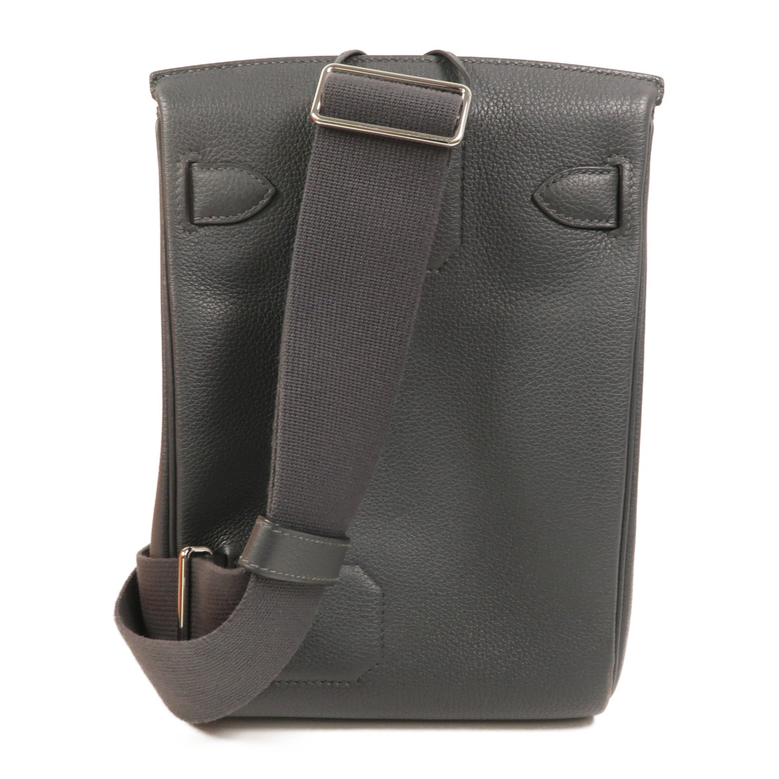 HERMES Togo皮革Hac A Dos PM背包Gris Misty