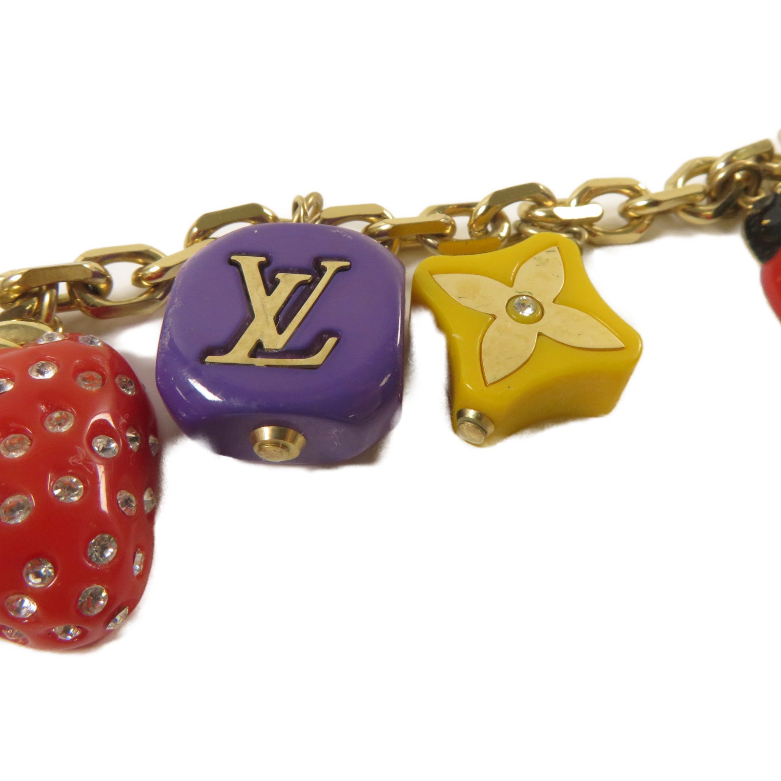 LOUIS VUITTON 【激減優惠】PVC/金屬Necklace彩色/金色