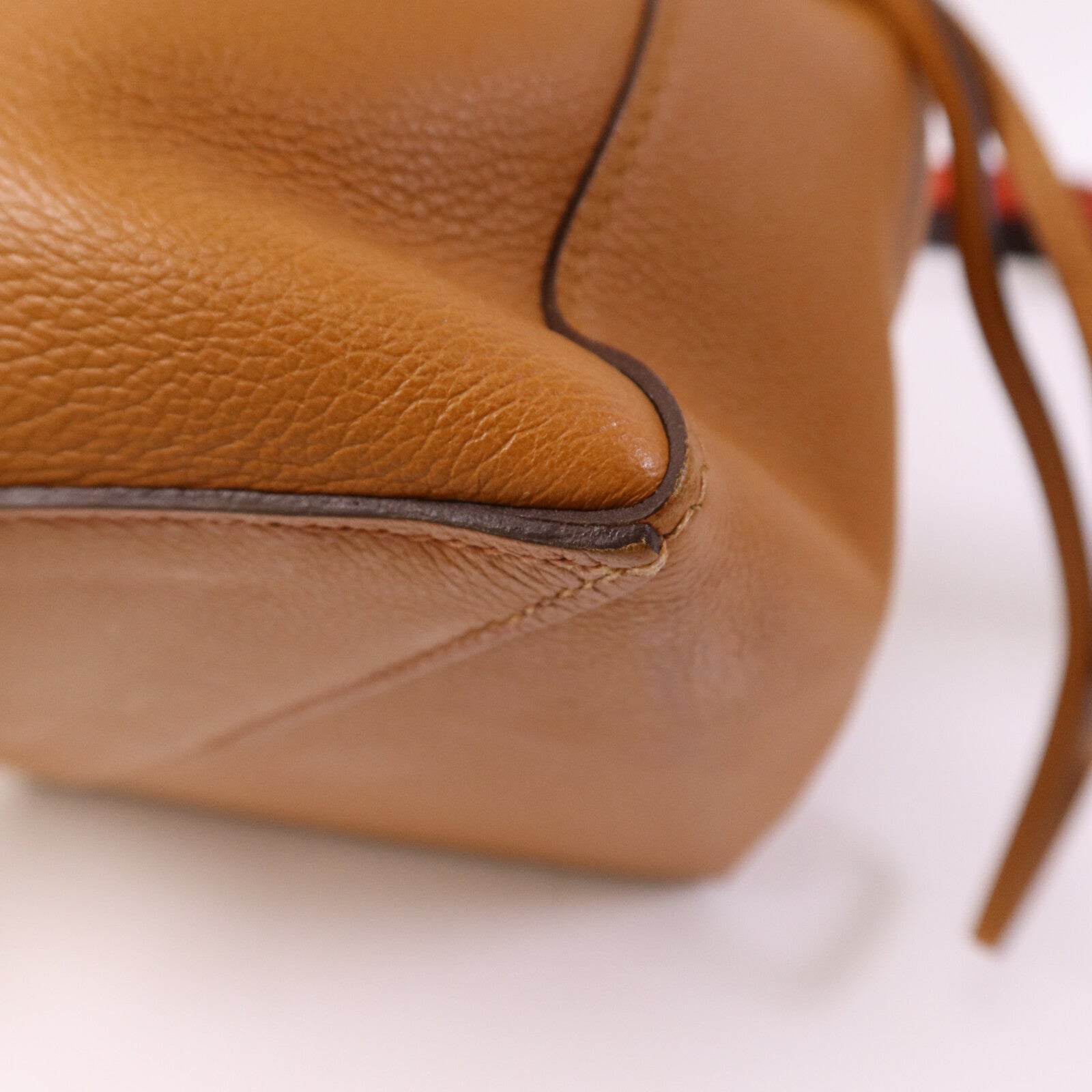 HERMES Evercolor皮革Licol 17肩背袋Toffee