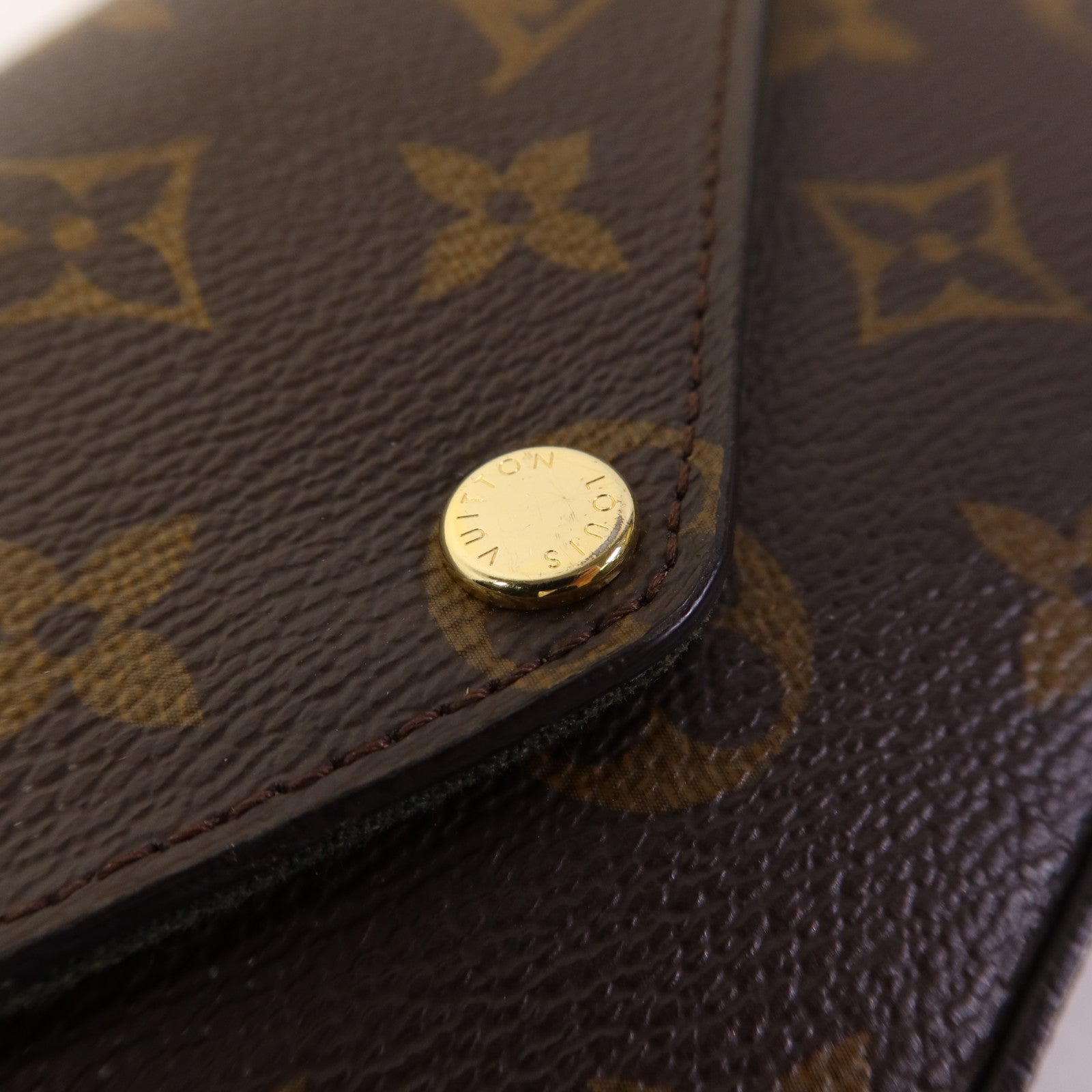 LOUIS VUITTON Monogram Felicie Strap & Go金扣肩背袋