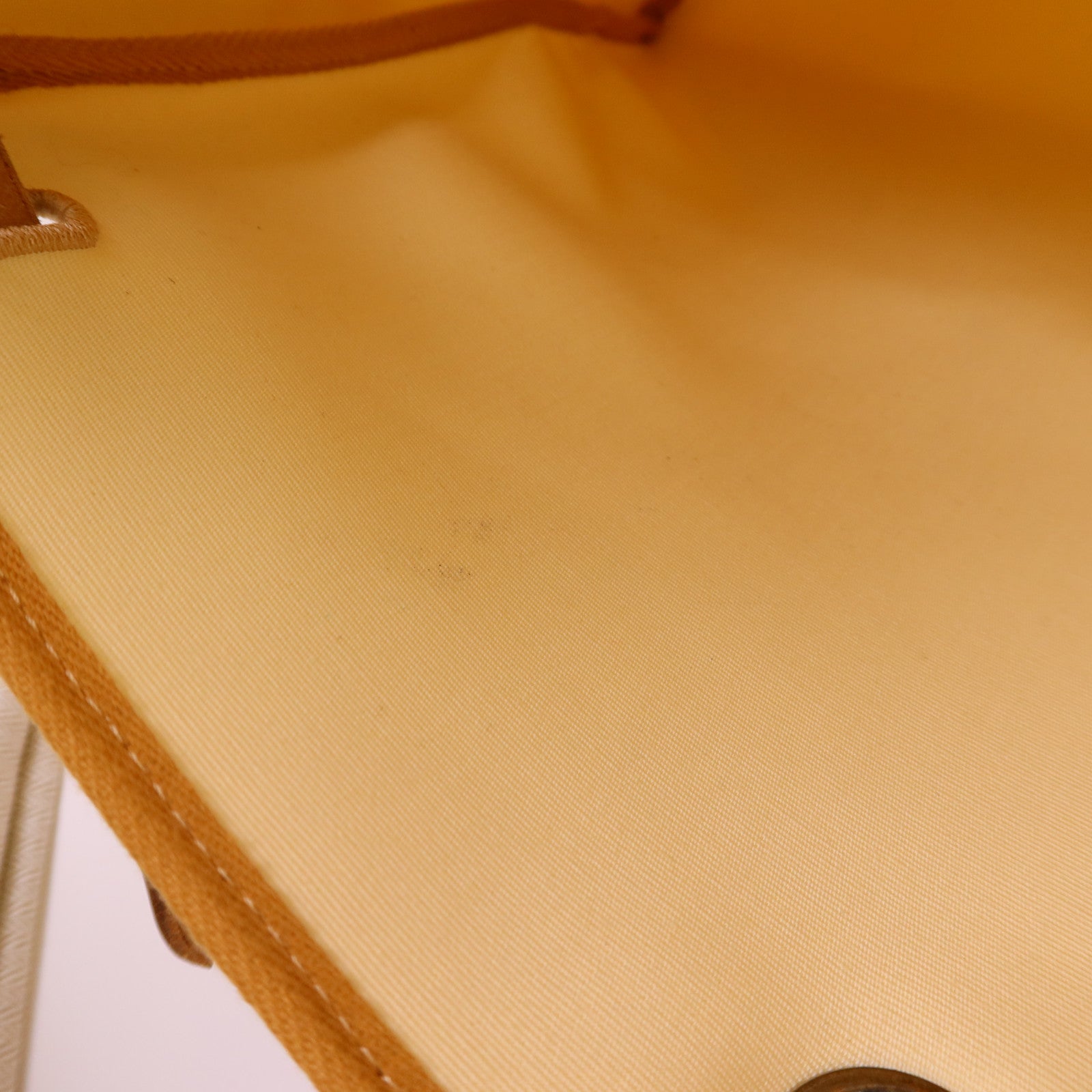 HERMES 帆布Herbag MM銀扣手挽肩背兩用袋