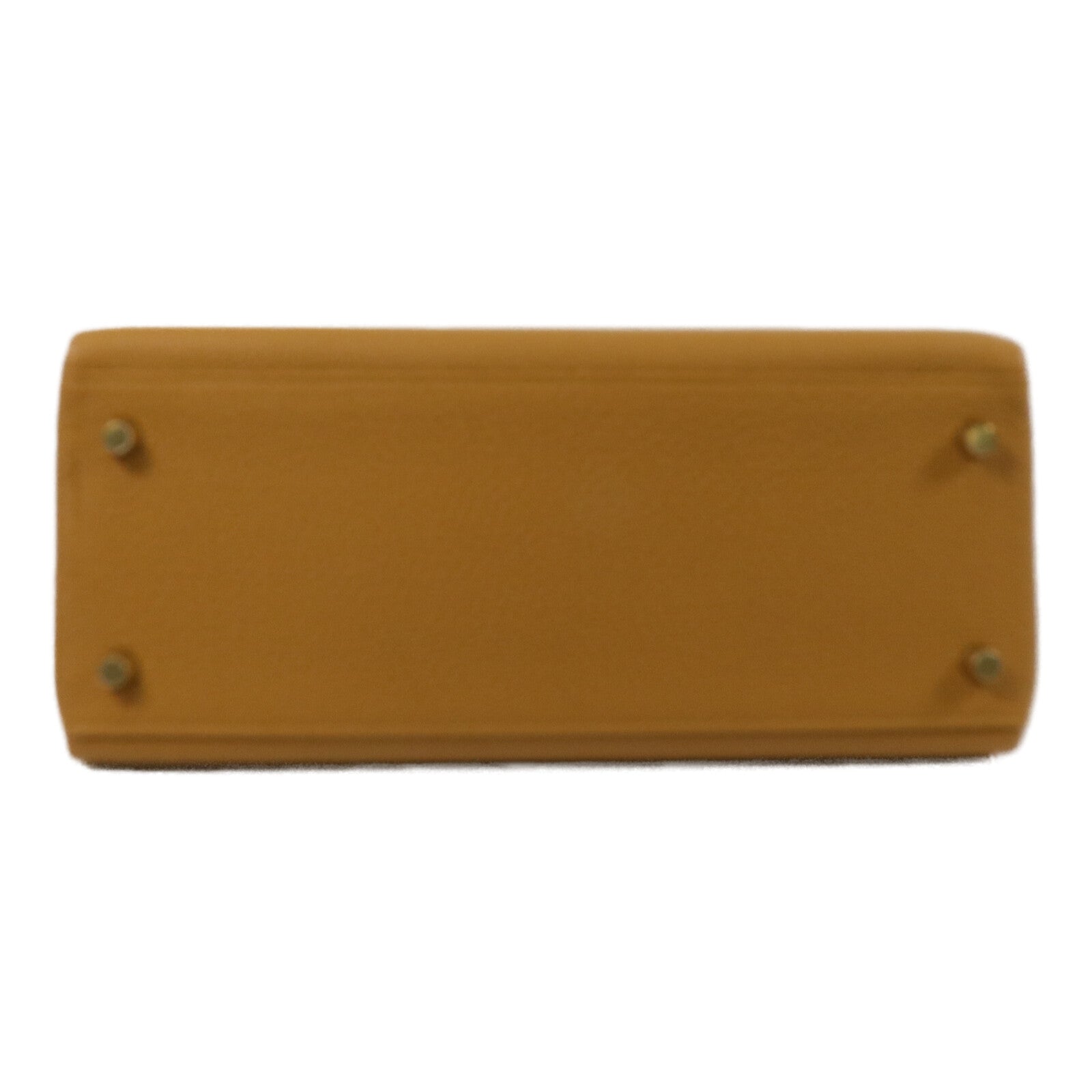 HERMES Togo/Crocodile皮革Kelly 28 Touch手挽肩背兩用袋Tabac Camel