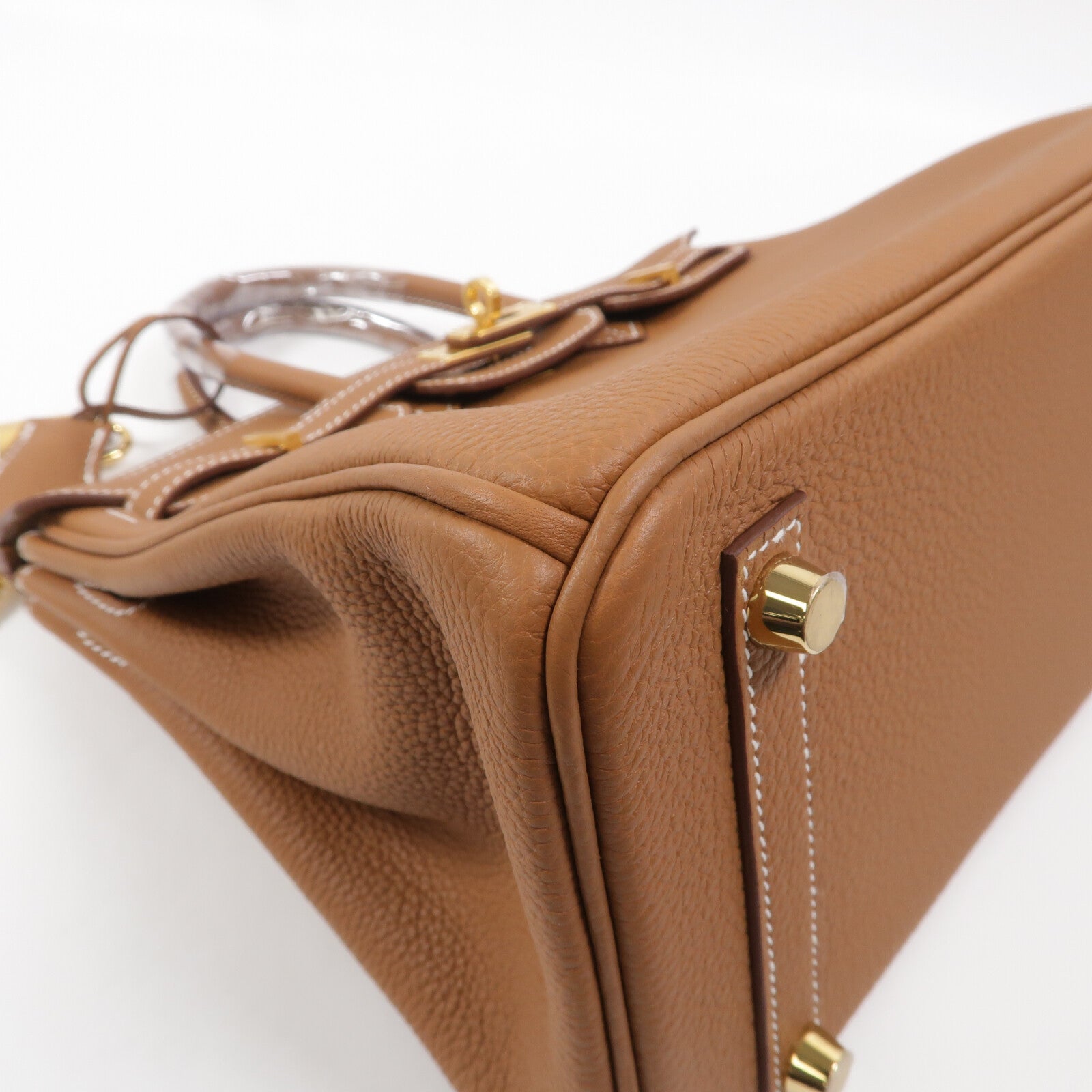 HERMES Togo皮革Birkin 25手挽袋Gold