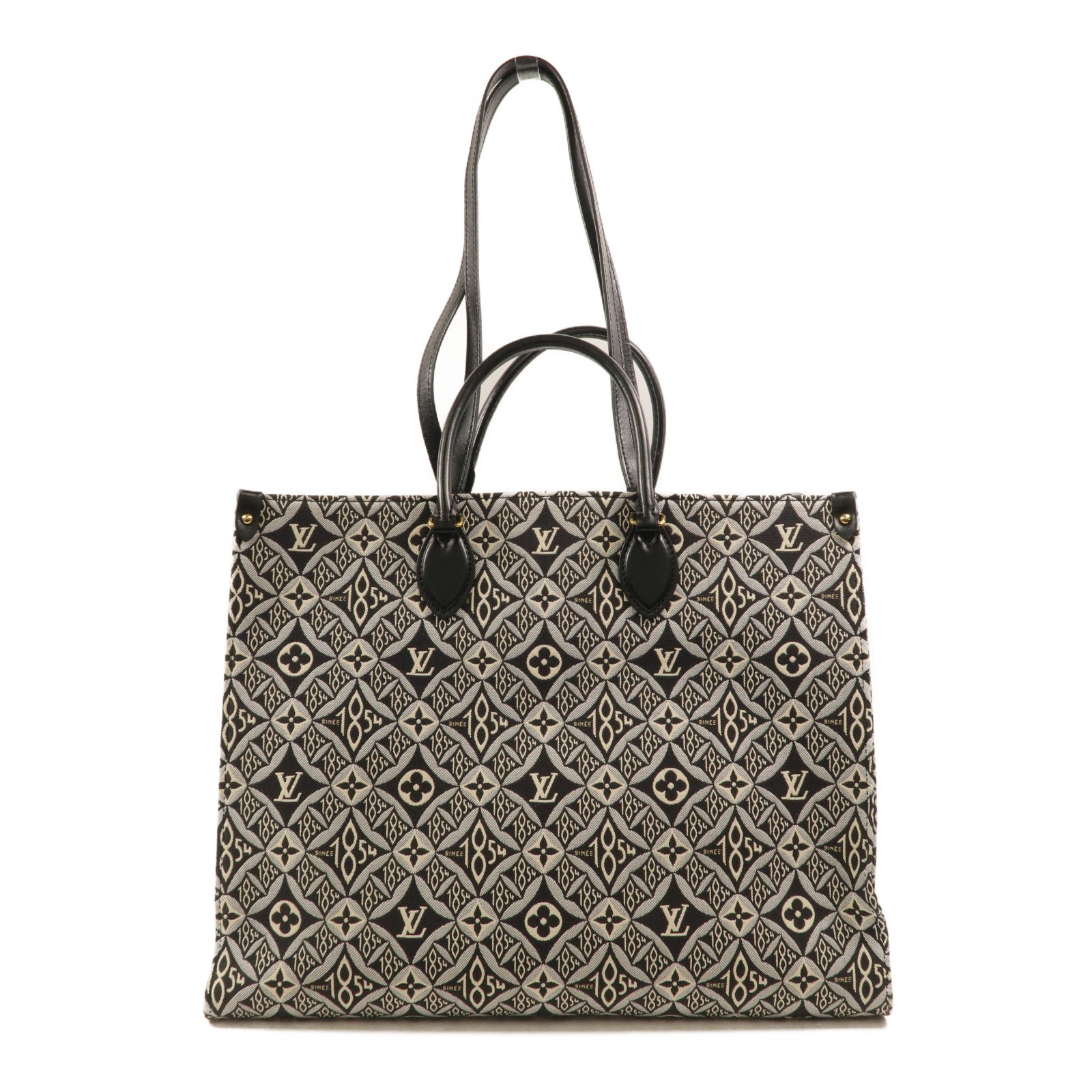 LOUIS VUITTON Monogram Jacquard Since 1854 OnTheGo GM手挽肩背兩用袋