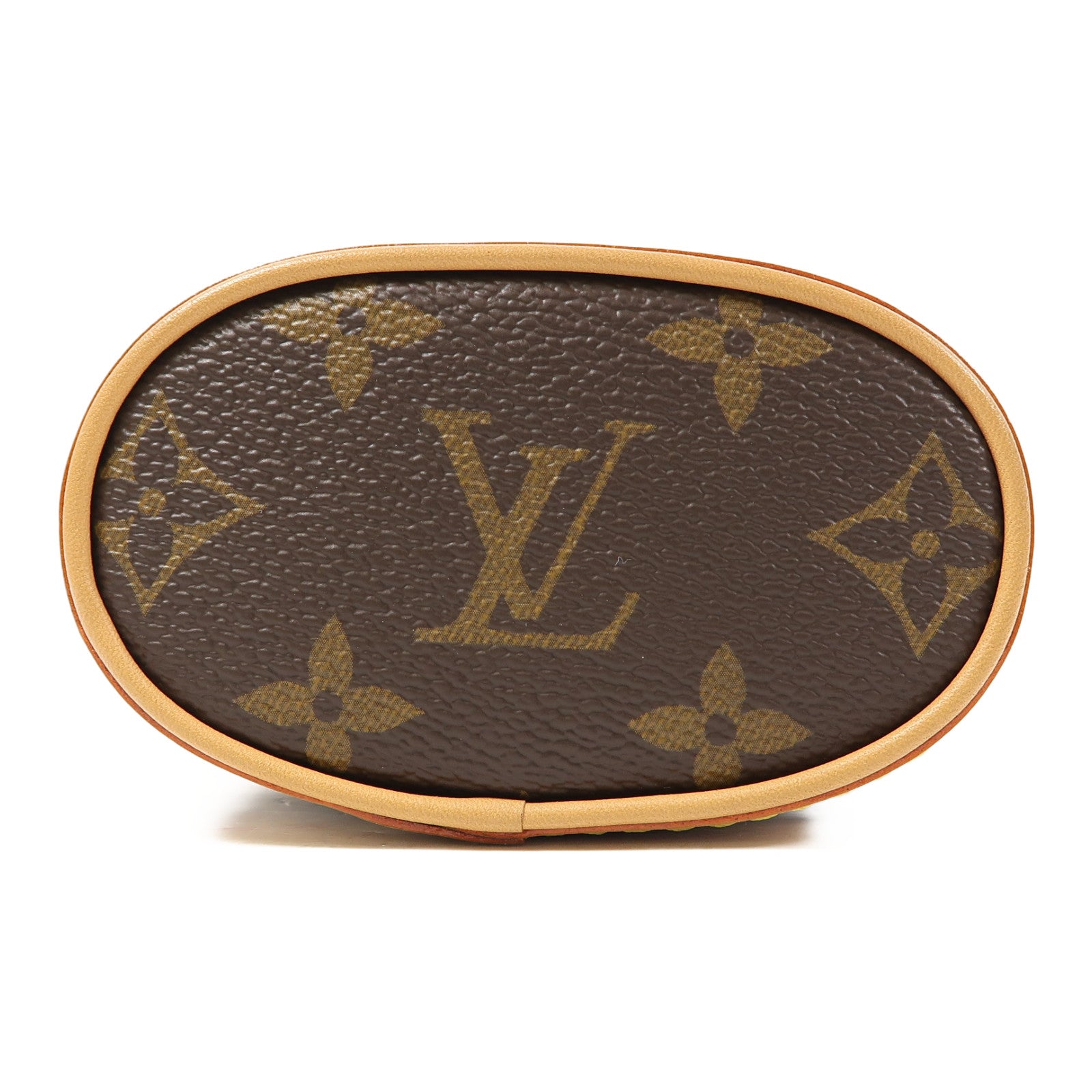 LOUIS VUITTON Monogram Fold Me Pouch金扣肩背袋啡色