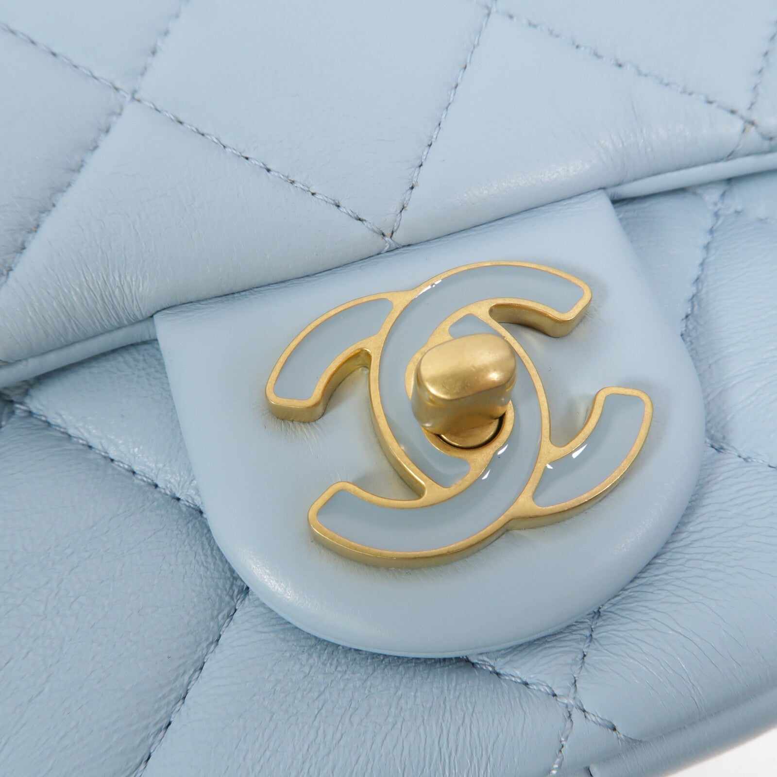 CHANEL 牛皮皮革Chain shoulder鏈帶肩背袋