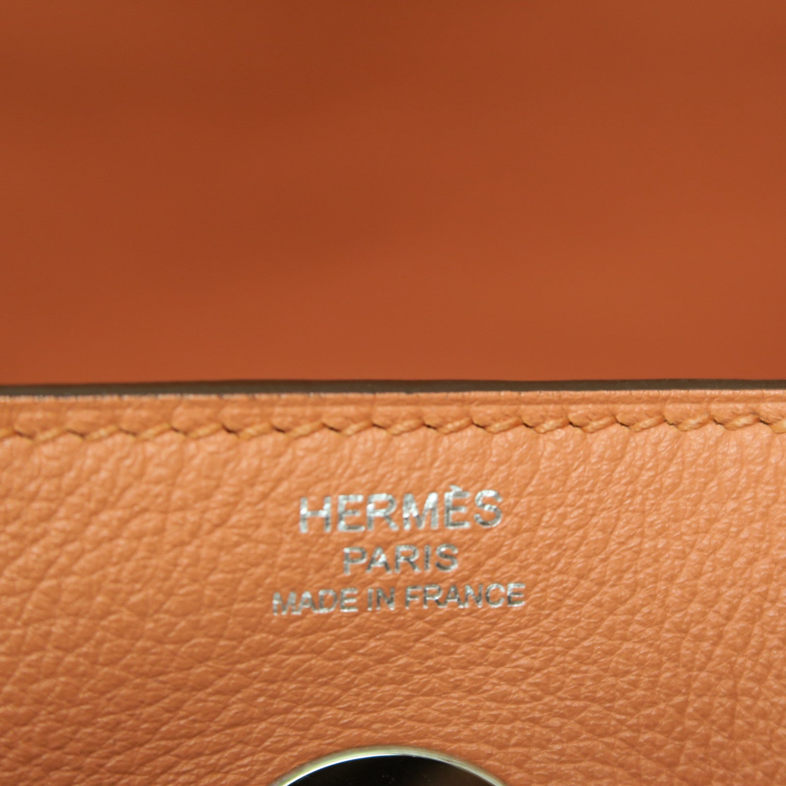 HERMES 【激減優惠】Evercolor皮革Lindy 26銀扣手挽肩背兩用袋粉紅色