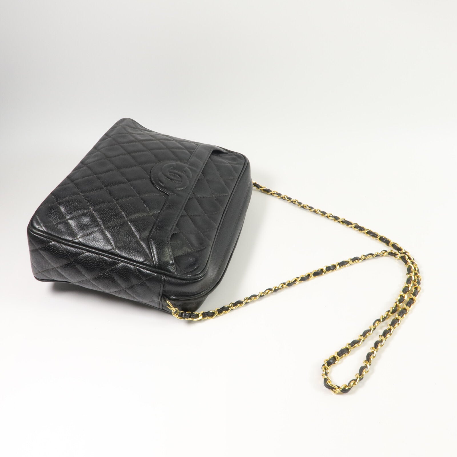 CHANEL 牛皮皮革Vintage Chain Shoulder Bag鏈帶肩背袋