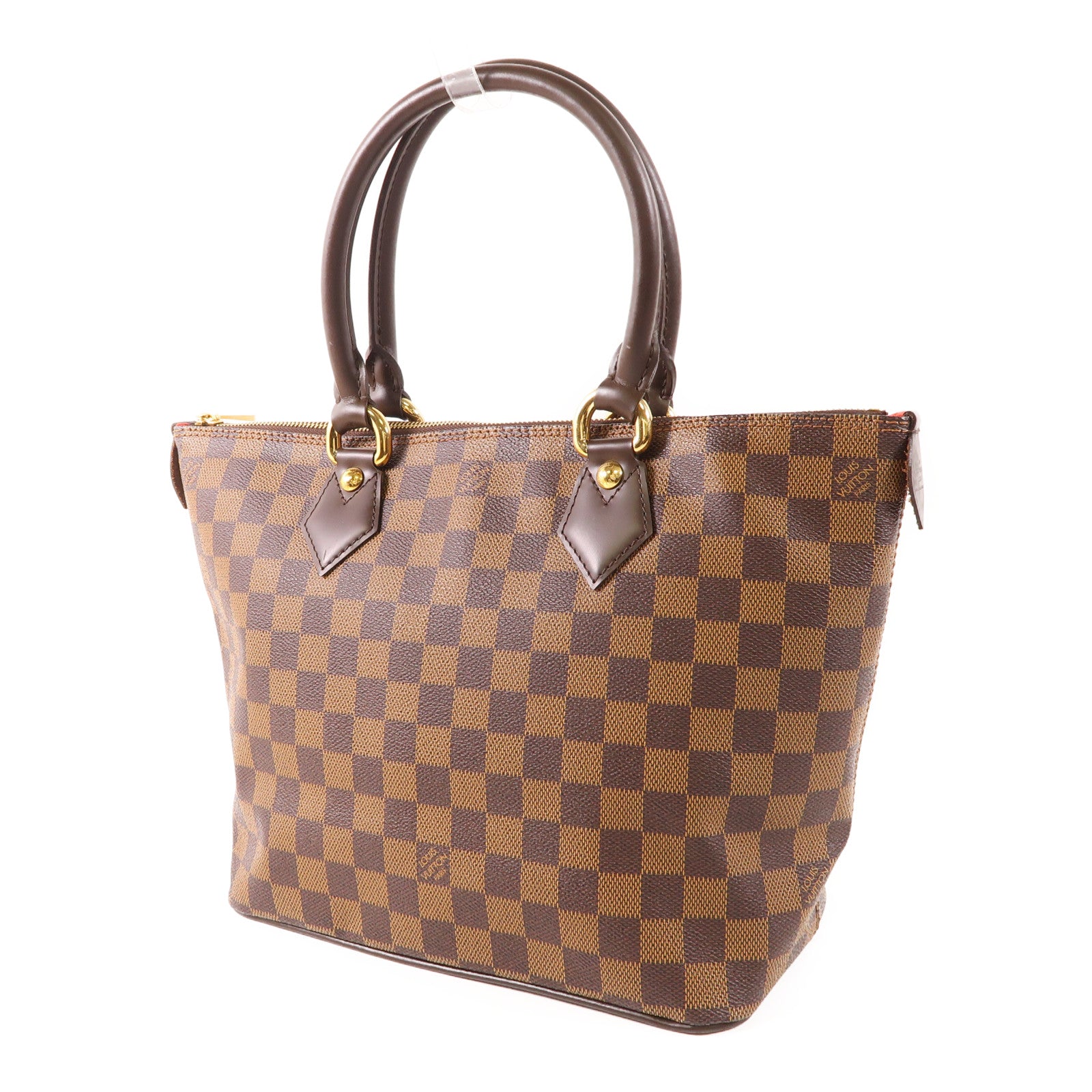 LOUIS VUITTON LV GHW Saleya PM Shoulder Handbag N51183 Damier Brown