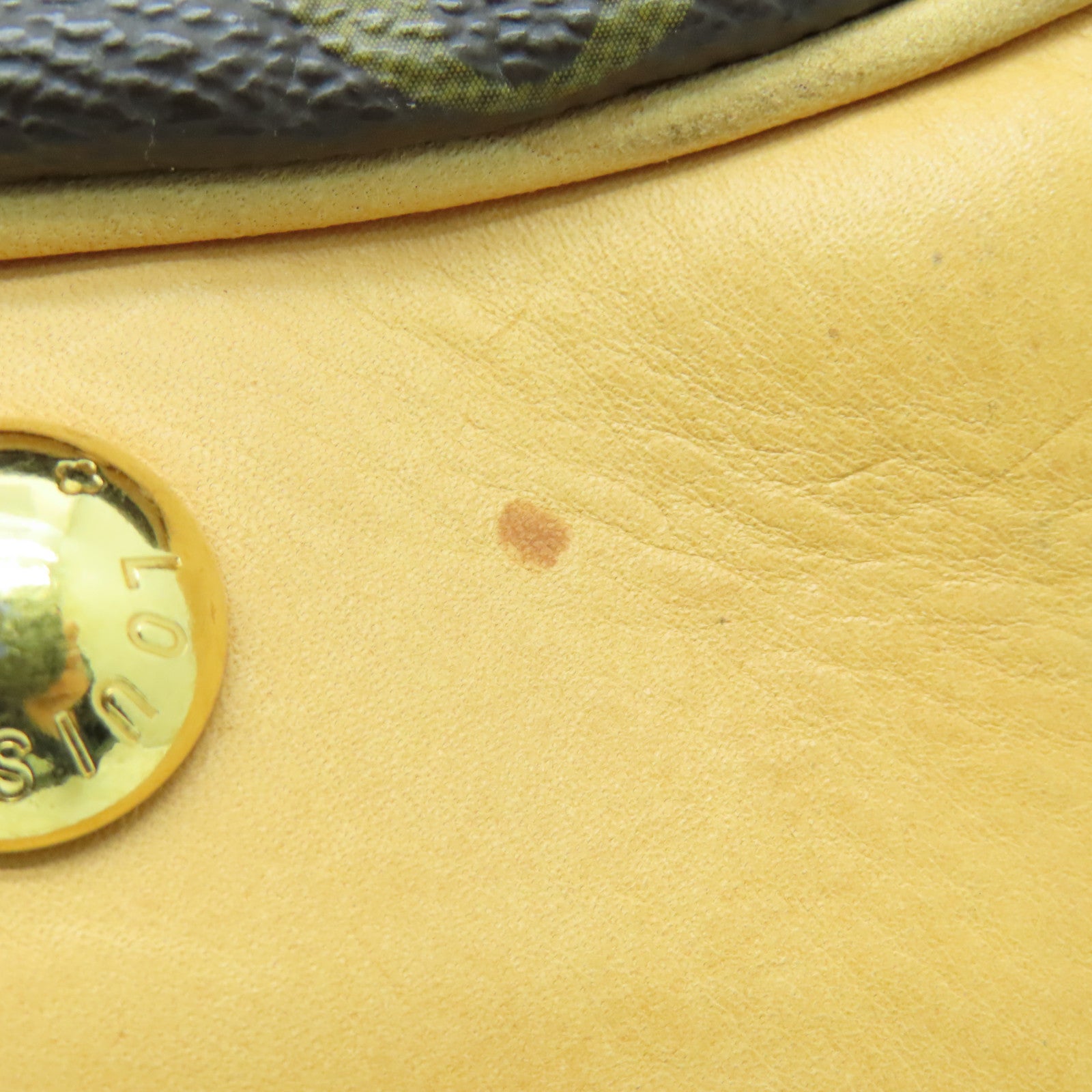 LOUIS VUITTON 【激減優惠】Monogram Boetie MM金扣手挽袋啡色