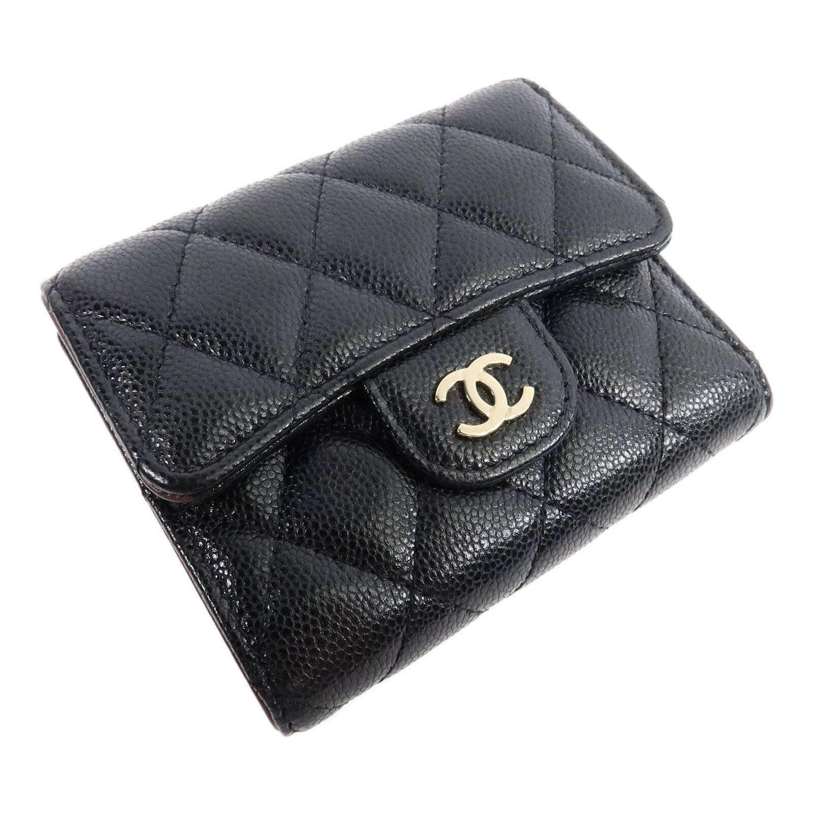 CHANEL 牛皮皮革Classic Flap Wallet錢包
