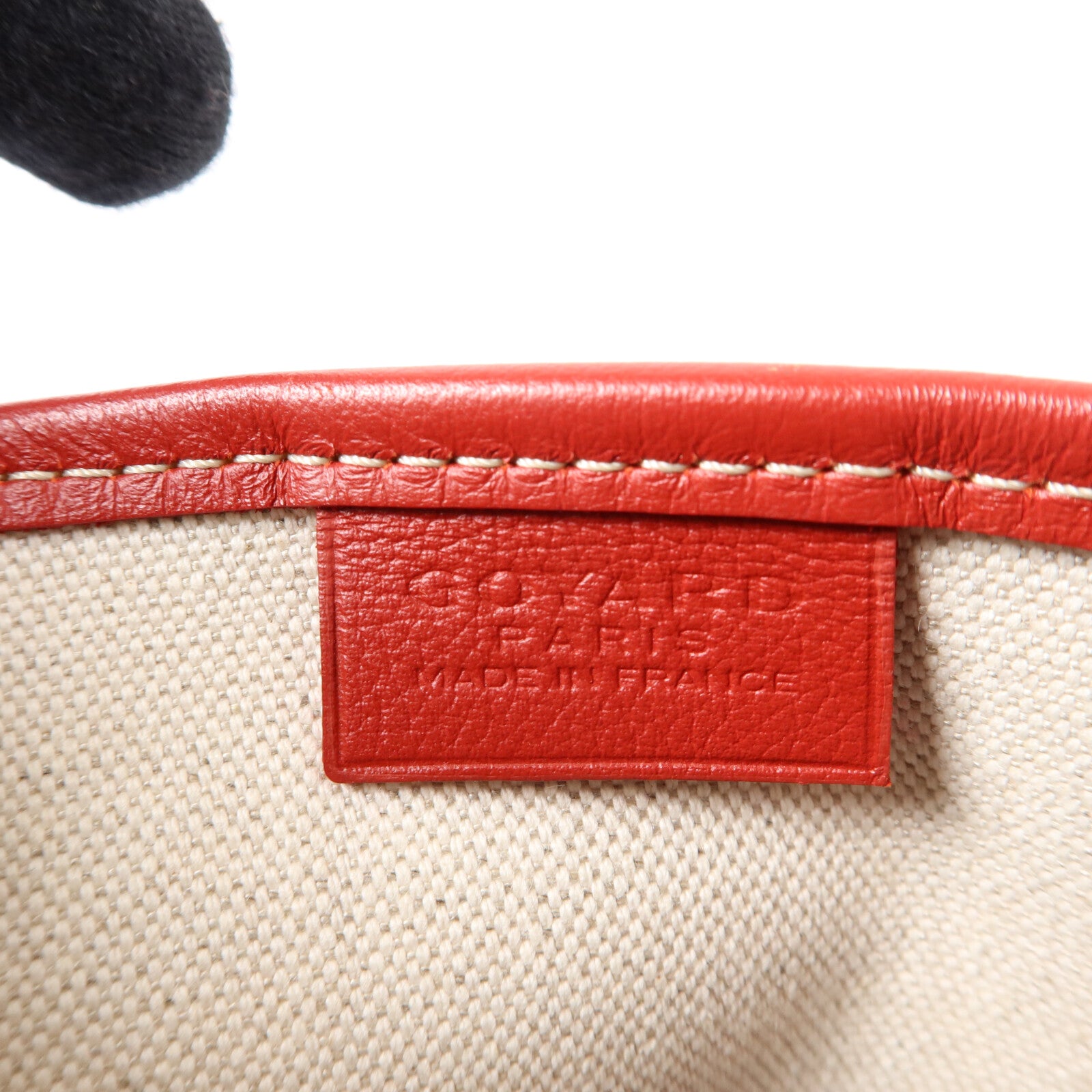 GOYARD 牛皮皮革/塗層帆布Poutiers手挽袋