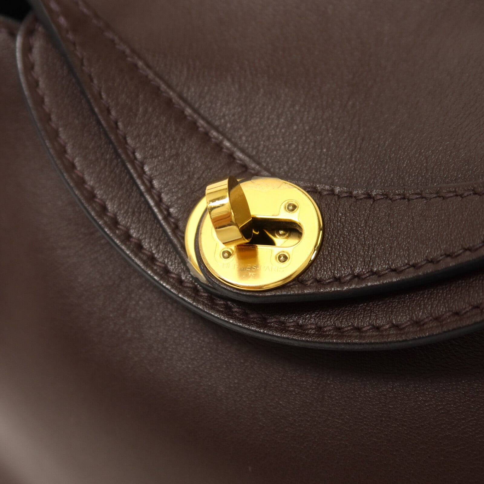 HERMES Swift皮革Mini Lindy手挽肩背兩用袋Rouge Sellier