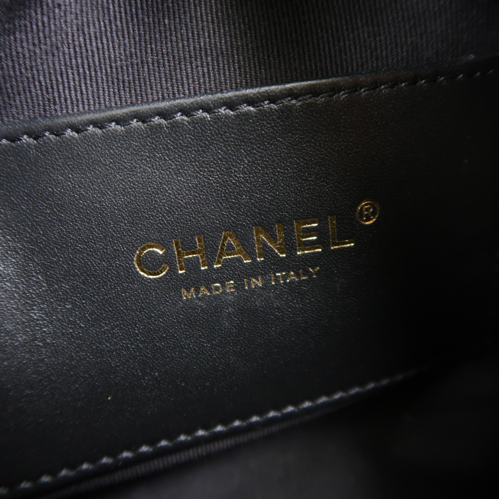 CHANEL 羊皮皮革Chain Shoulder Bag金扣鏈帶肩背袋