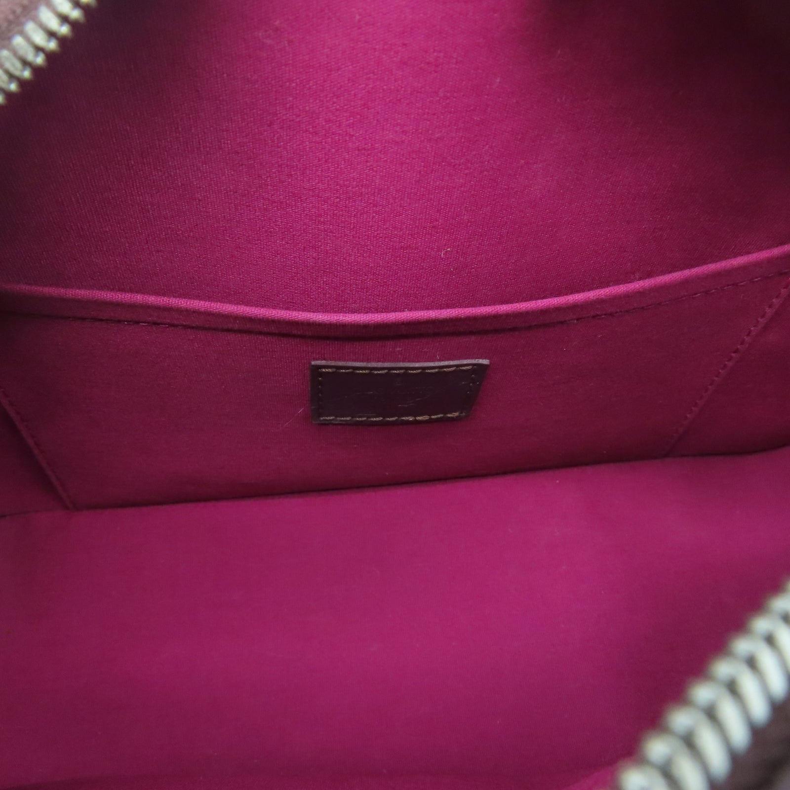 LOUIS VUITTON 【激減優惠】Monogram Mat皮革Shelton銀扣手挽袋紅色