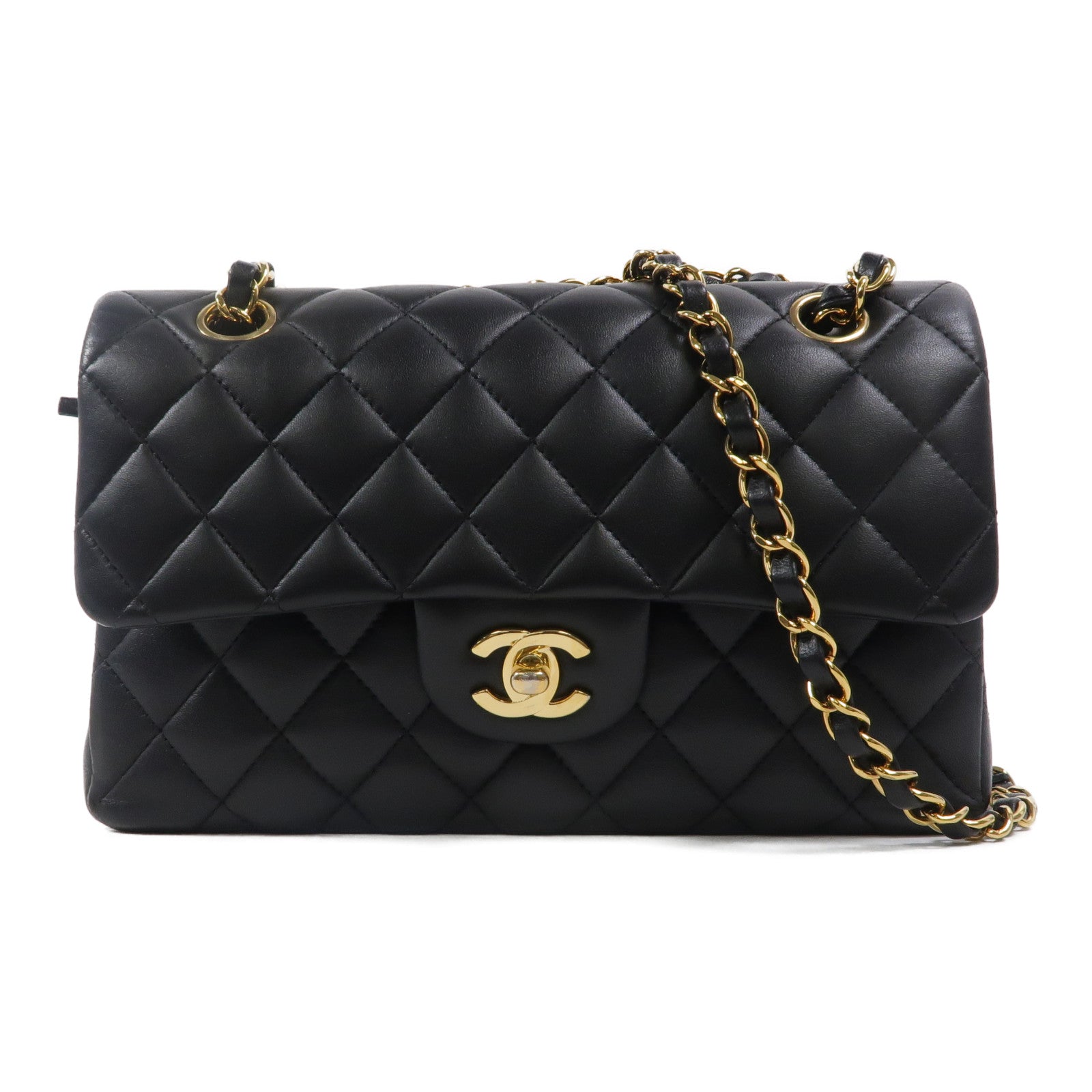 CHANEL 羊皮皮革Classic 23鏈帶肩背袋