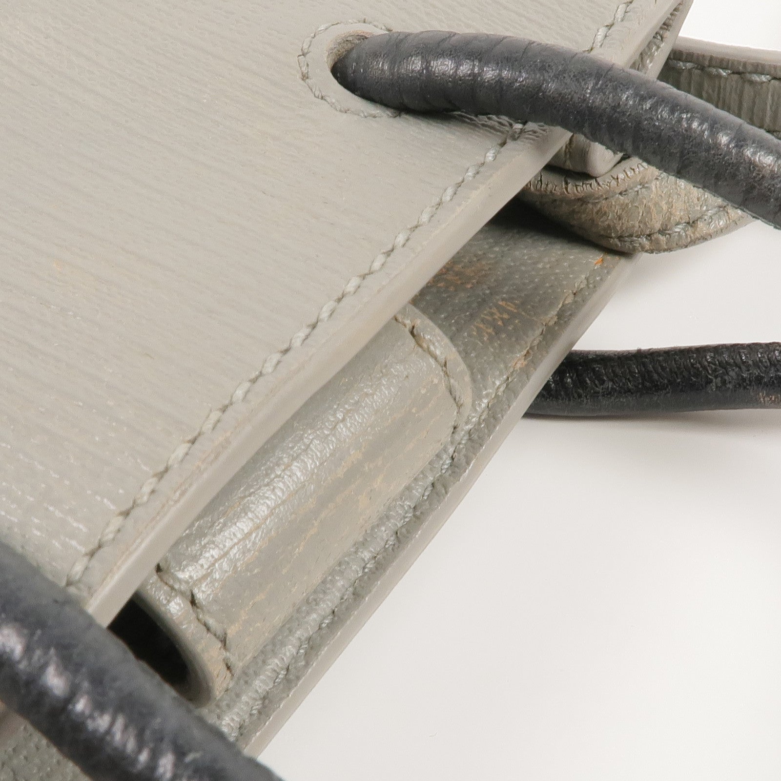 BALENCIAGA 牛皮皮革Mini Shopping Phone Holder銀扣手挽肩背兩用袋