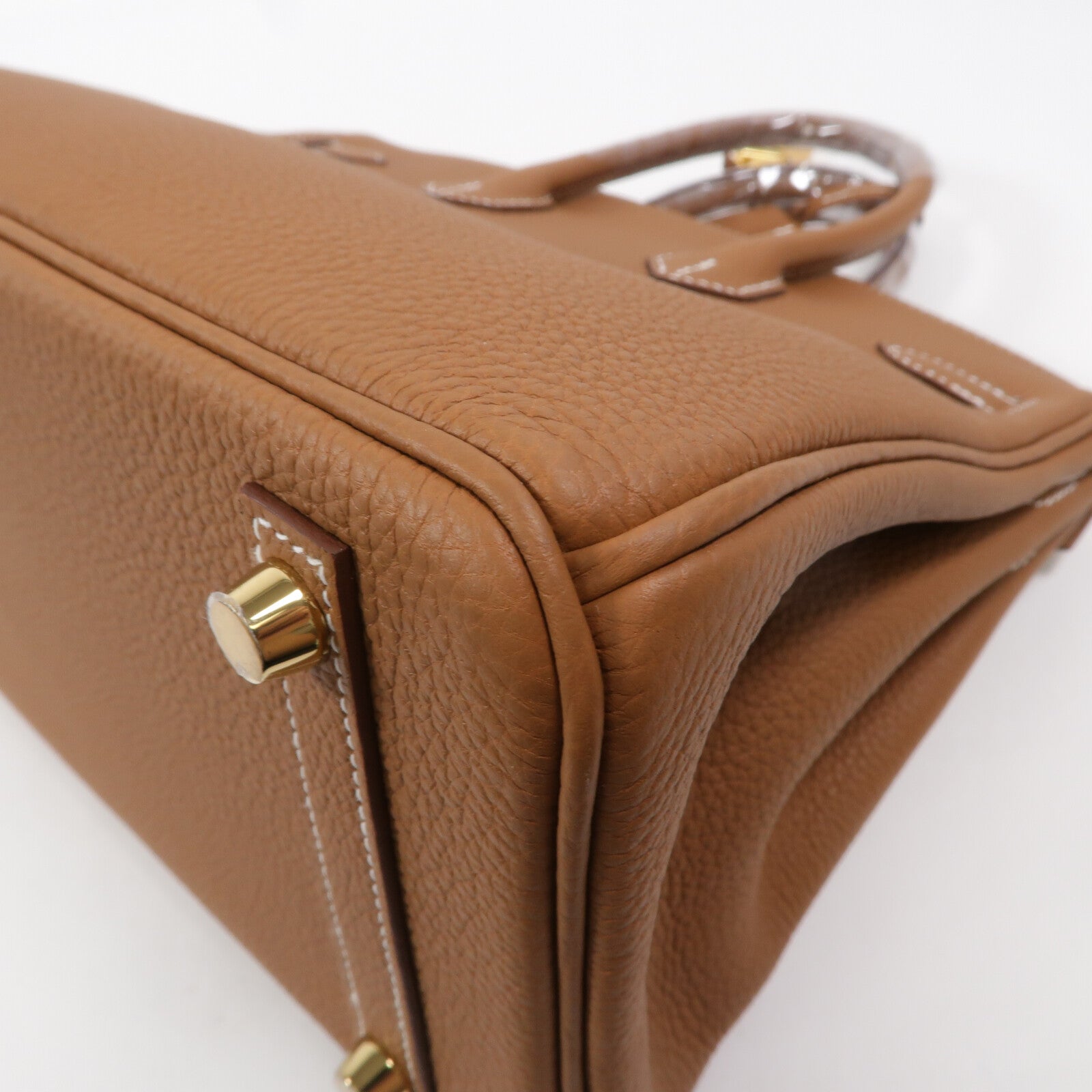 HERMES Togo皮革Birkin 25手挽袋Gold