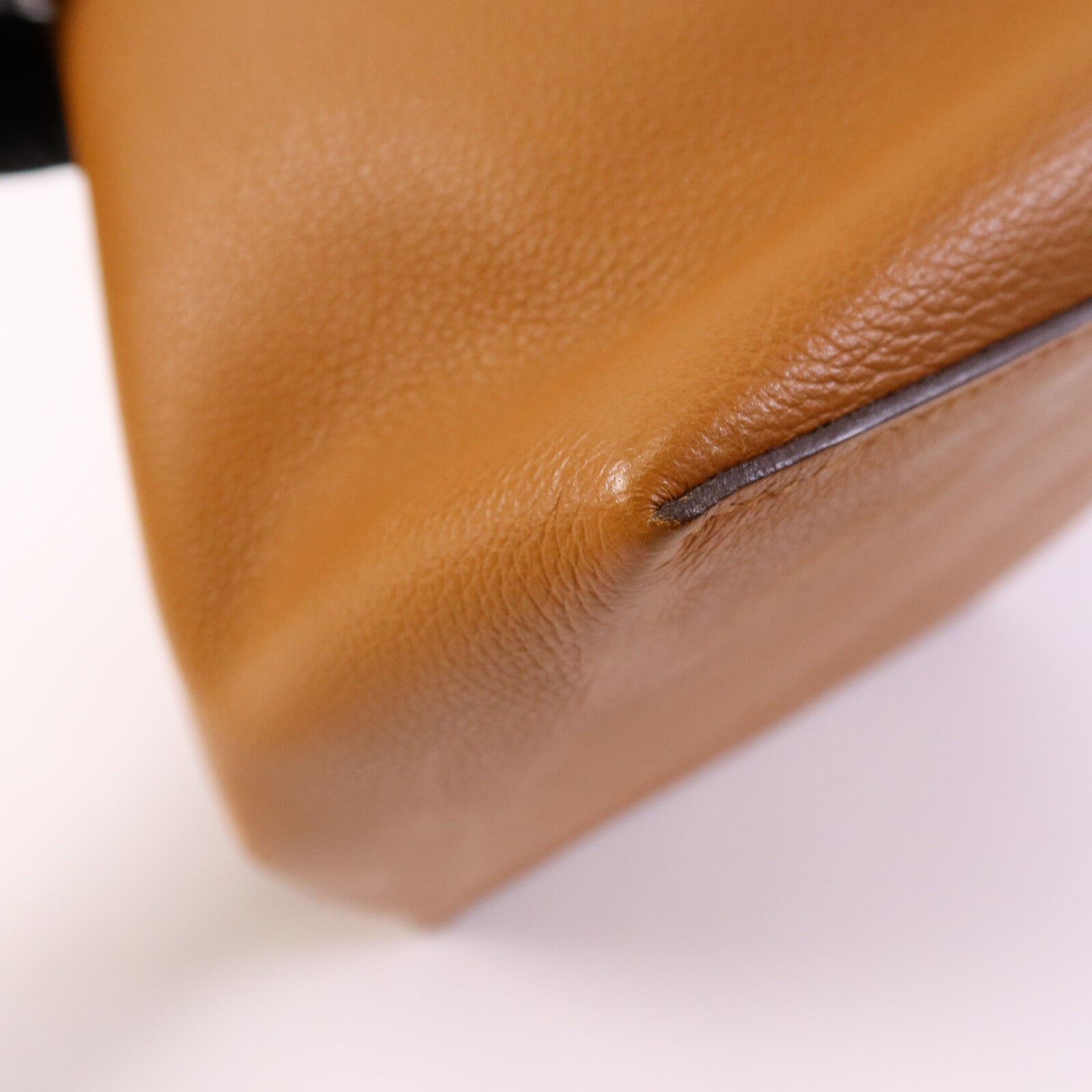 HERMES Evercolor皮革Licol 17肩背袋Toffee
