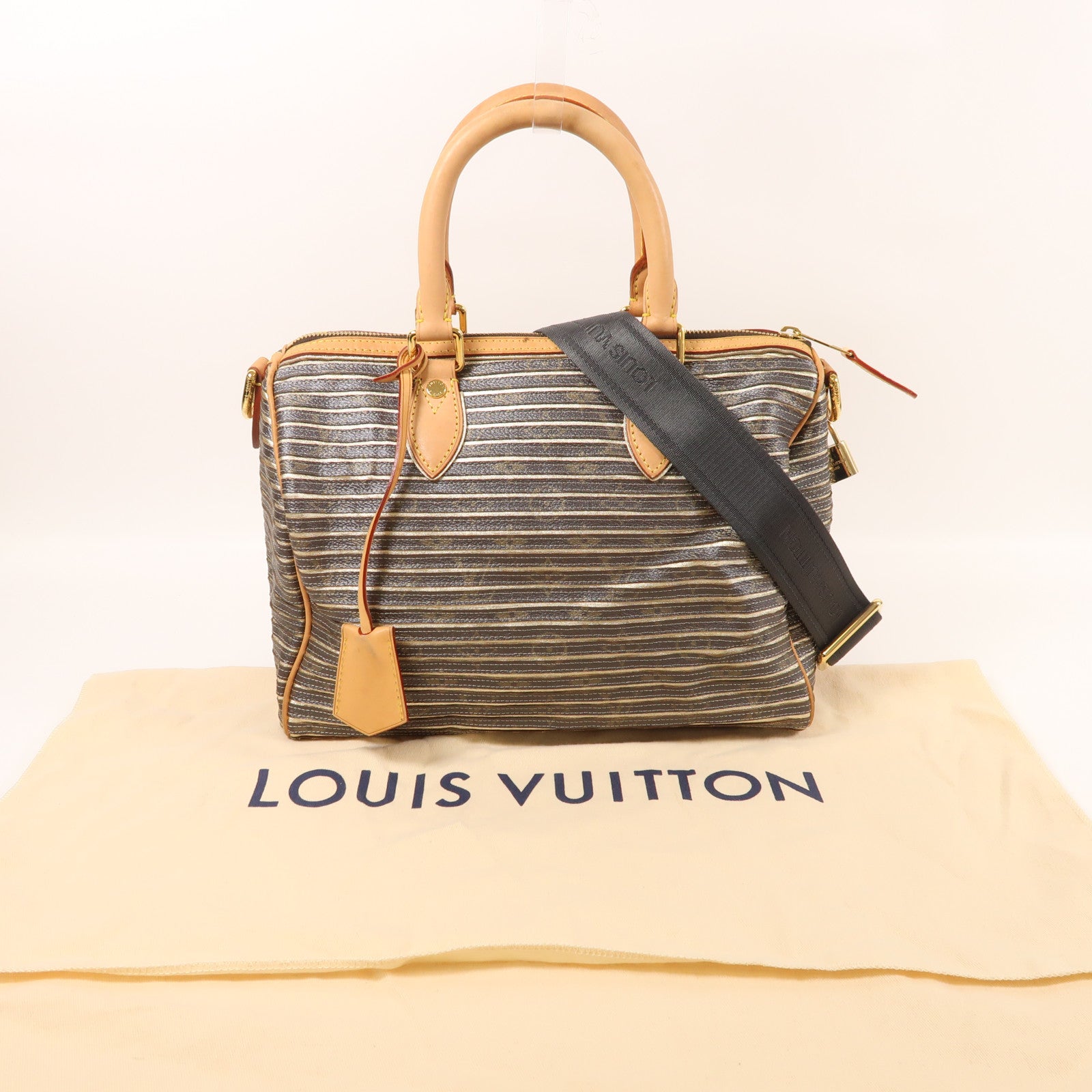 LOUIS VUITTON LV GHW Speedy Bandouliere 30 2 Way Bag M40357 Monogram Eden Brown