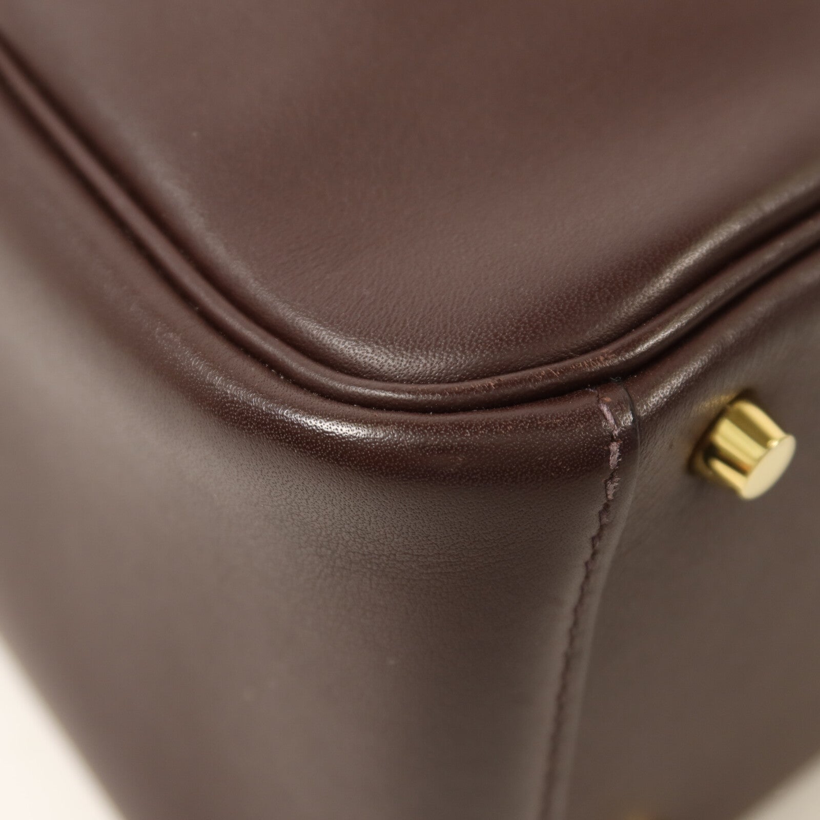 HERMES Swift皮革Mini Lindy手挽肩背兩用袋Rouge Sellier