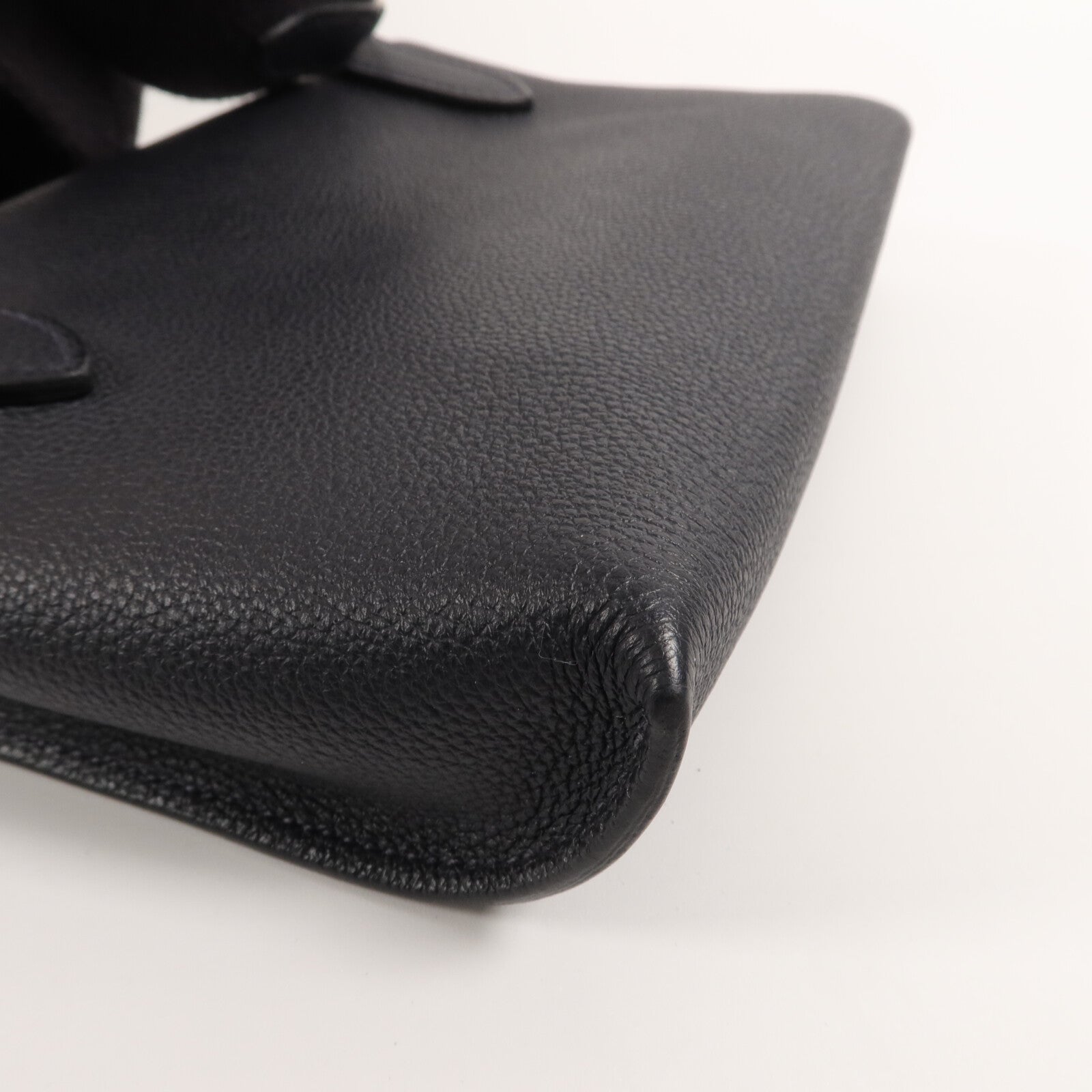 HERMES Togo皮革Videpoches肩背袋Noir