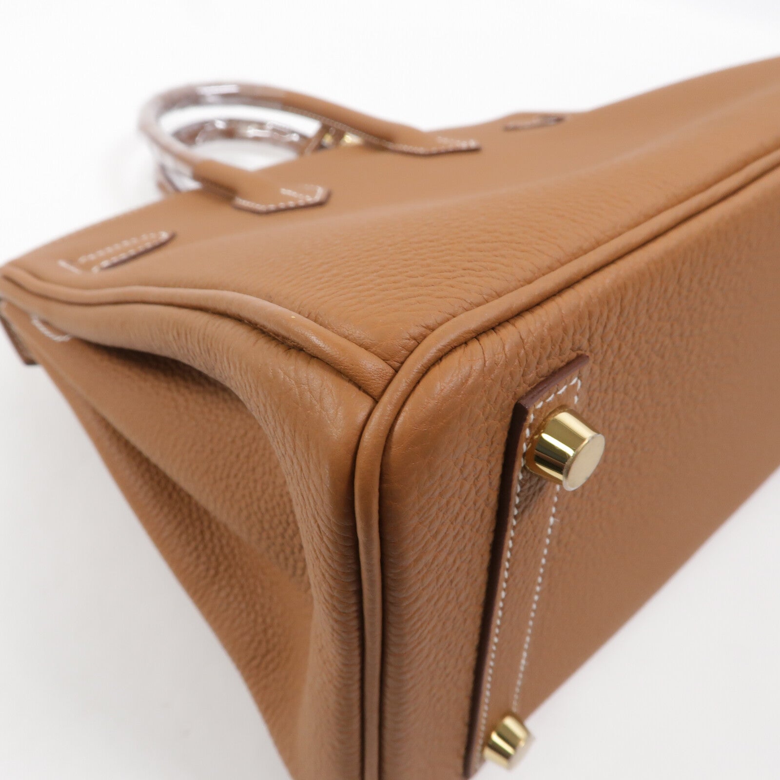 HERMES Togo皮革Birkin 25手挽袋Gold