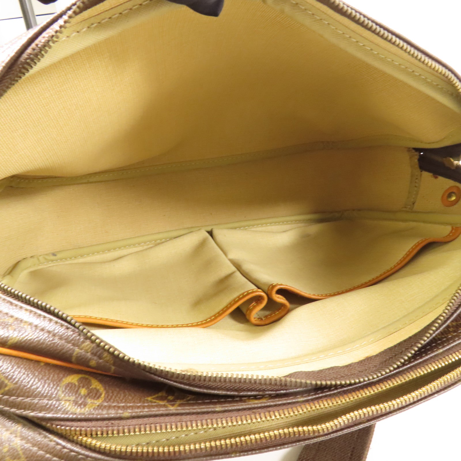 LOUIS VUITTON Monogram Reporter GM金扣肩背袋