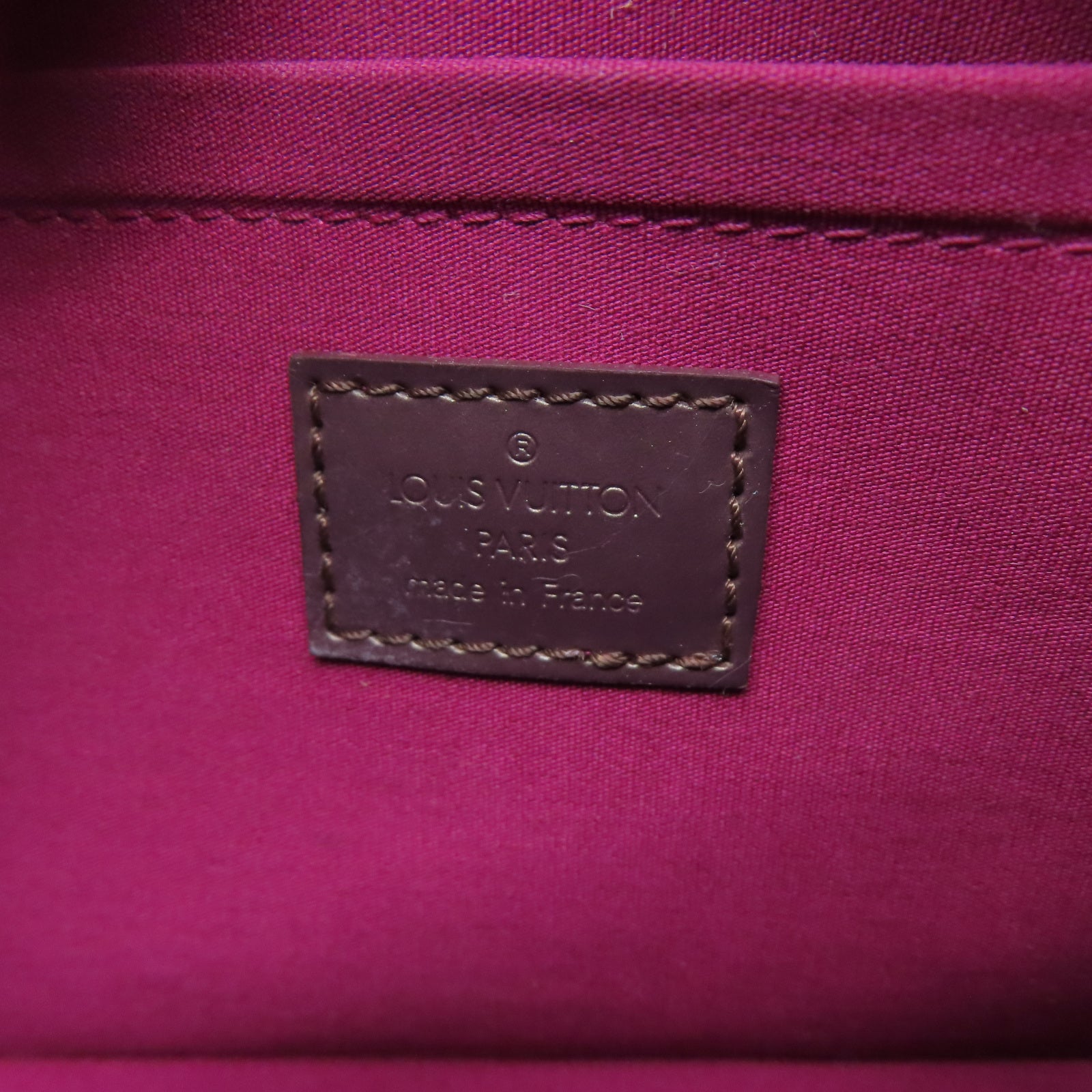LOUIS VUITTON 【激減優惠】Monogram Mat皮革Shelton銀扣手挽袋紅色