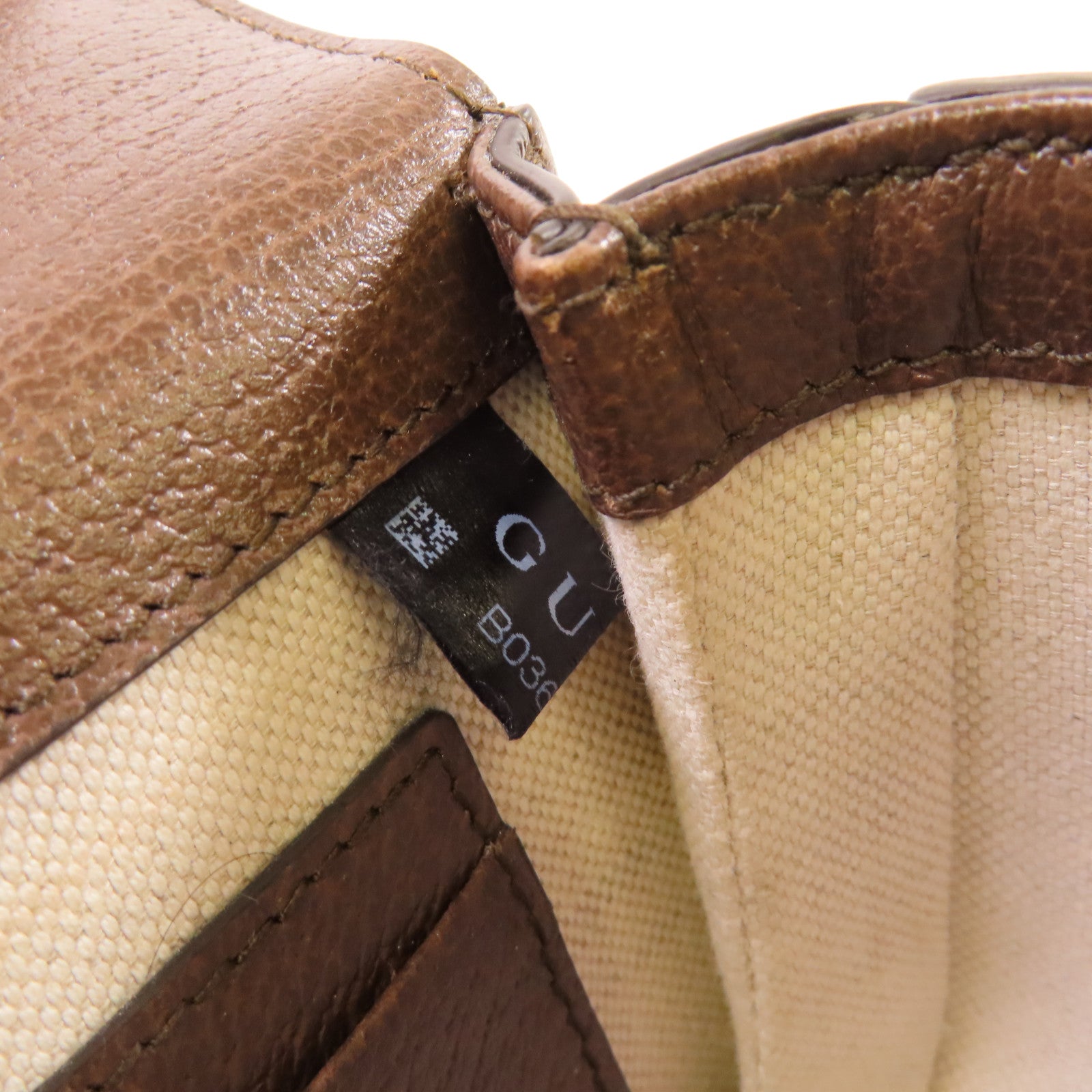 GUCCI GG帆布Bamboo 1947 2Way Shoulder Bag手挽肩背兩用袋啡色