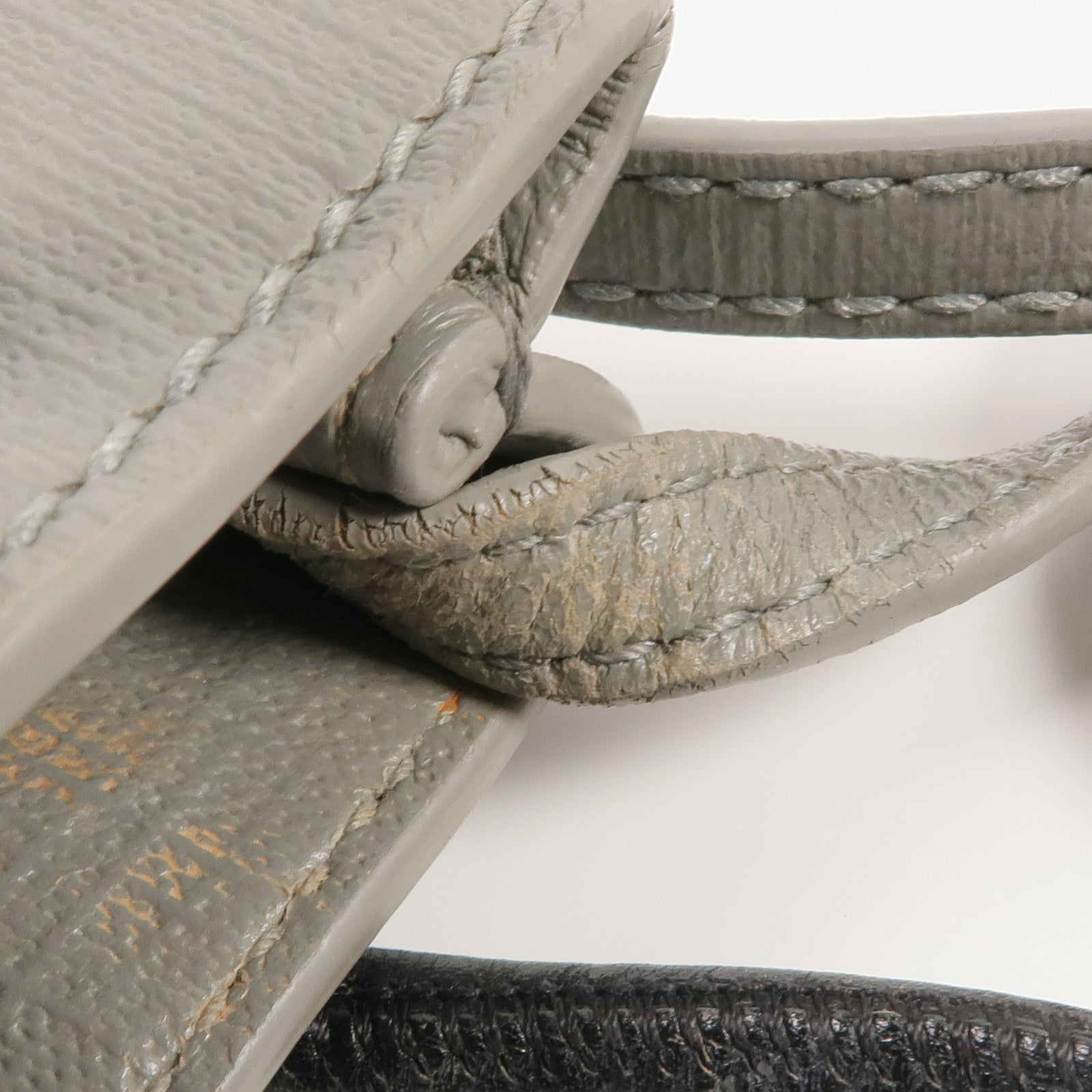 BALENCIAGA 牛皮皮革Mini Shopping Phone Holder銀扣手挽肩背兩用袋