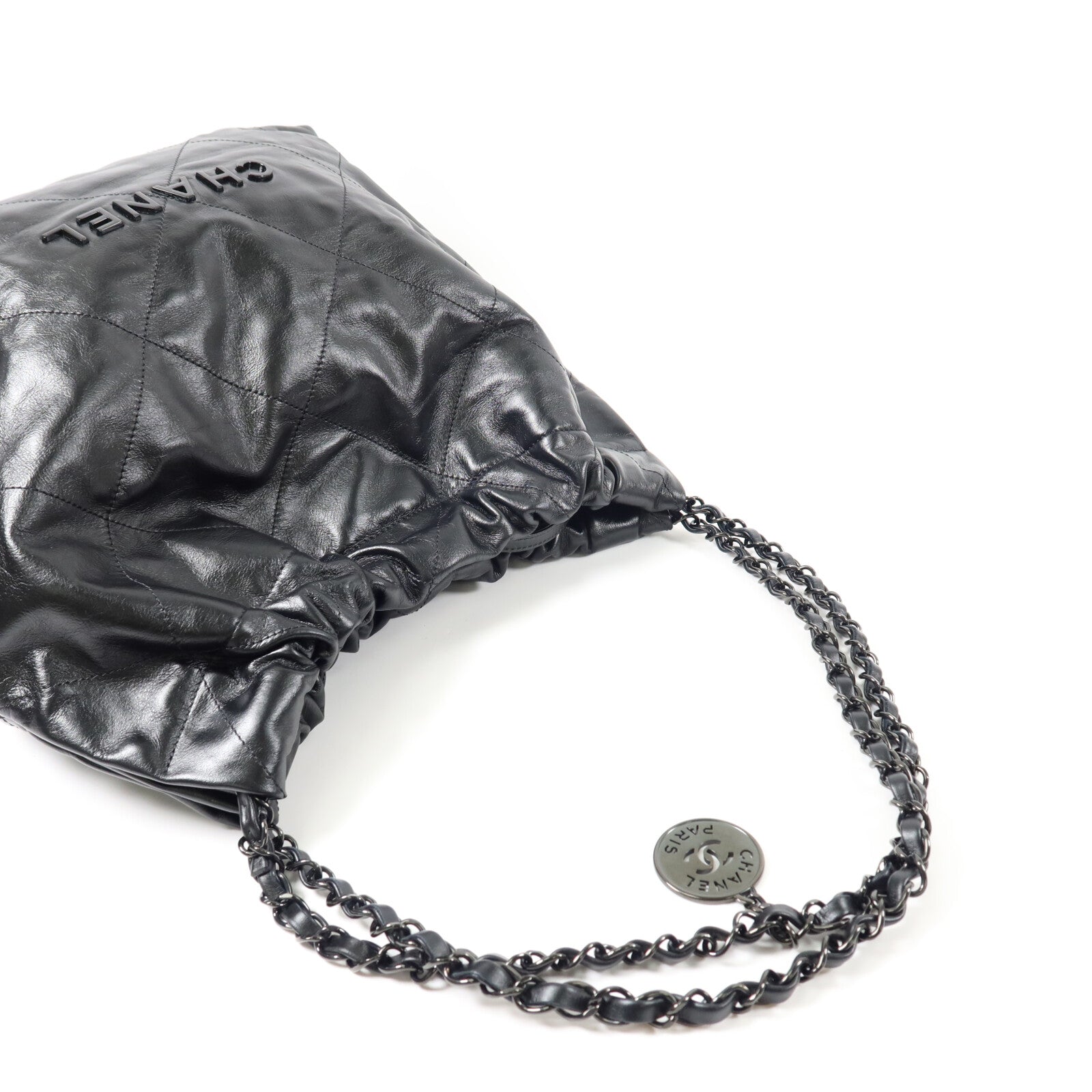 CHANEL 牛皮皮革Chanel 22 Small 鏈帶肩背袋
