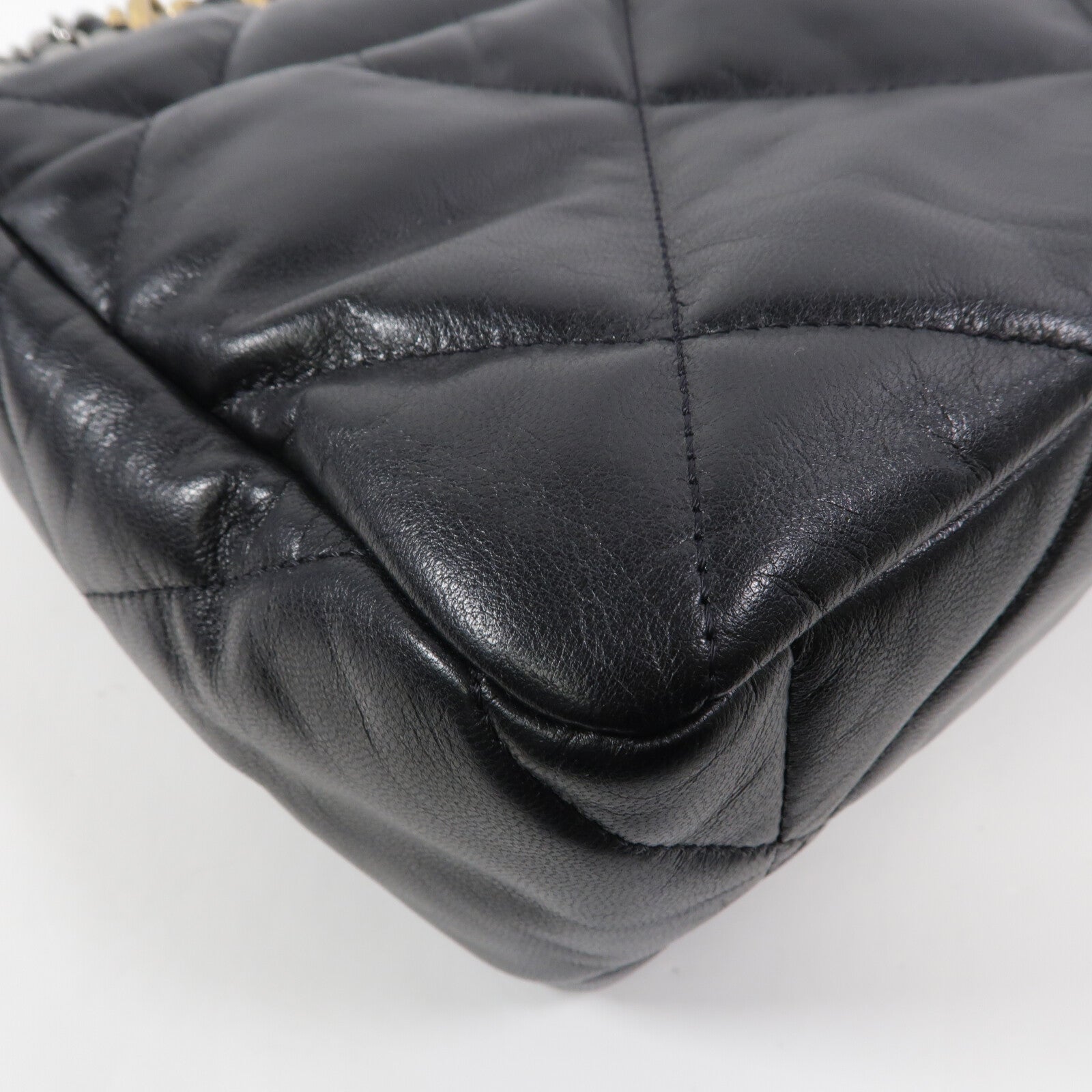CHANEL 羊皮皮革Chanel 19 Large手挽肩背兩用袋
