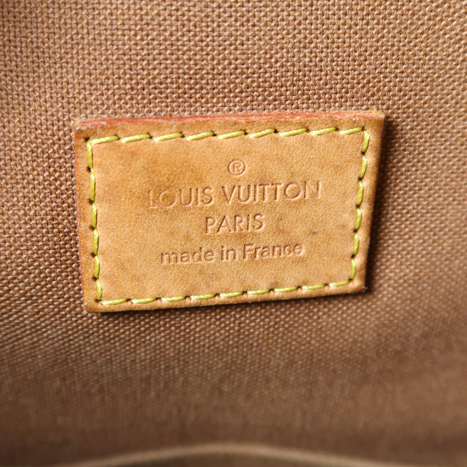 LOUIS VUITTON Monogram Cabas Beaubourg金扣肩背袋啡色