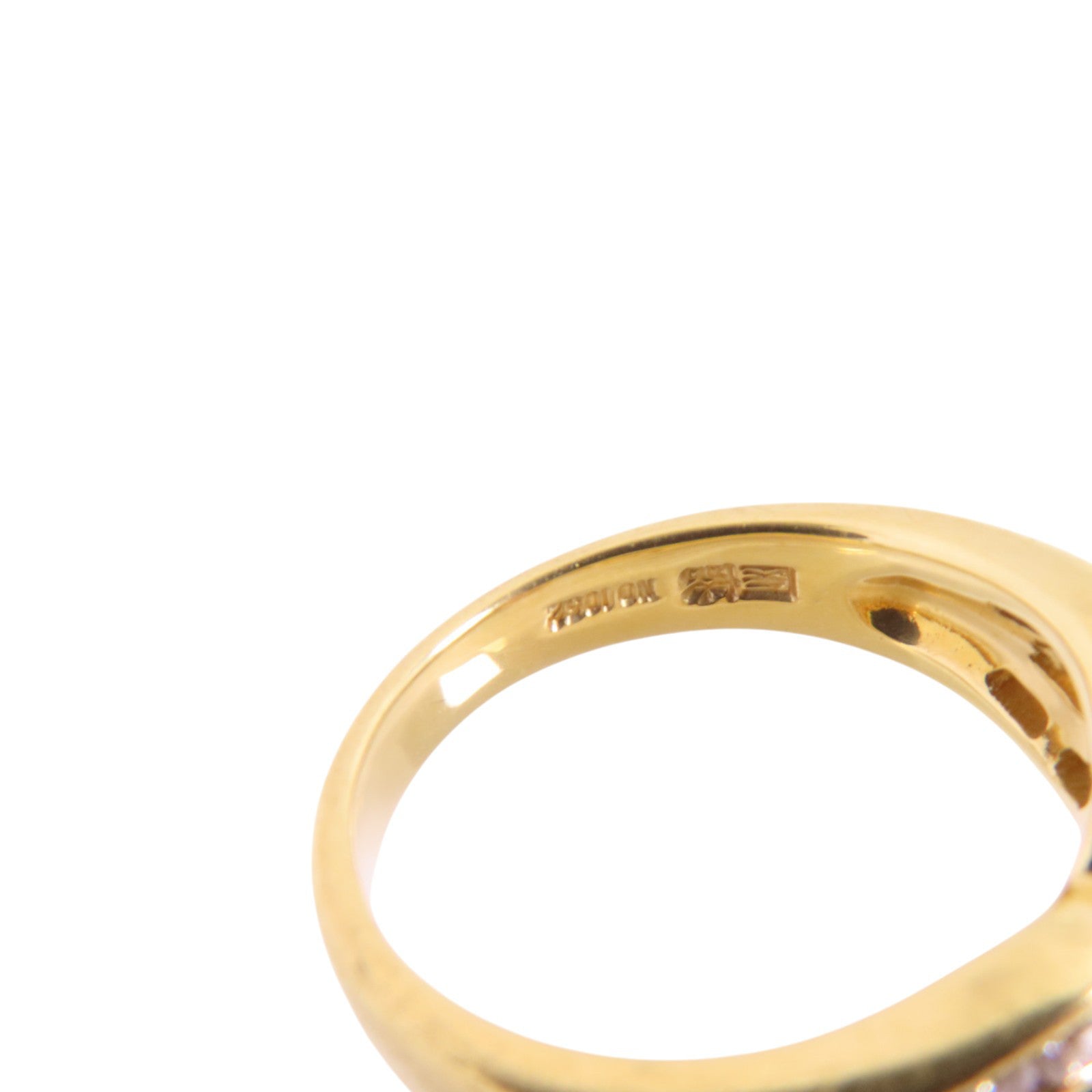 JEWELRY 18K黃金/鑽石Diamond Ring戒指US#6.25