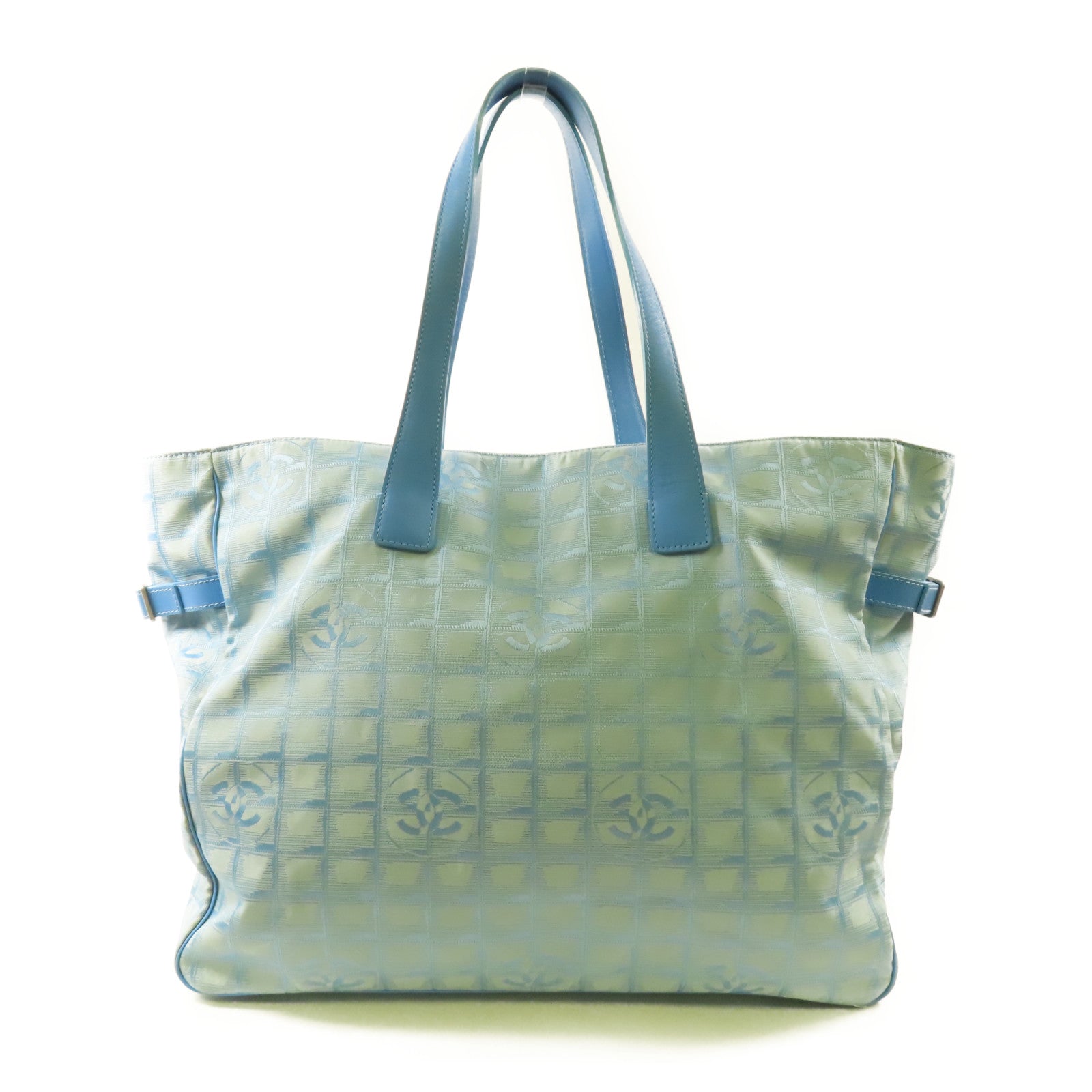 CHANEL 【激減優惠】尼龍New Travel Line Tote銀扣手挽袋