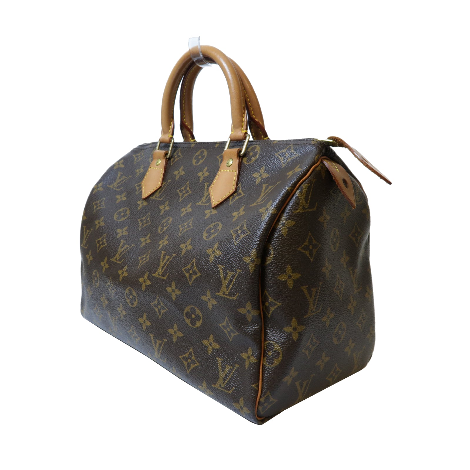 LOUIS VUITTON 【激減優惠】Monogram Speedy 30金扣手挽袋啡色