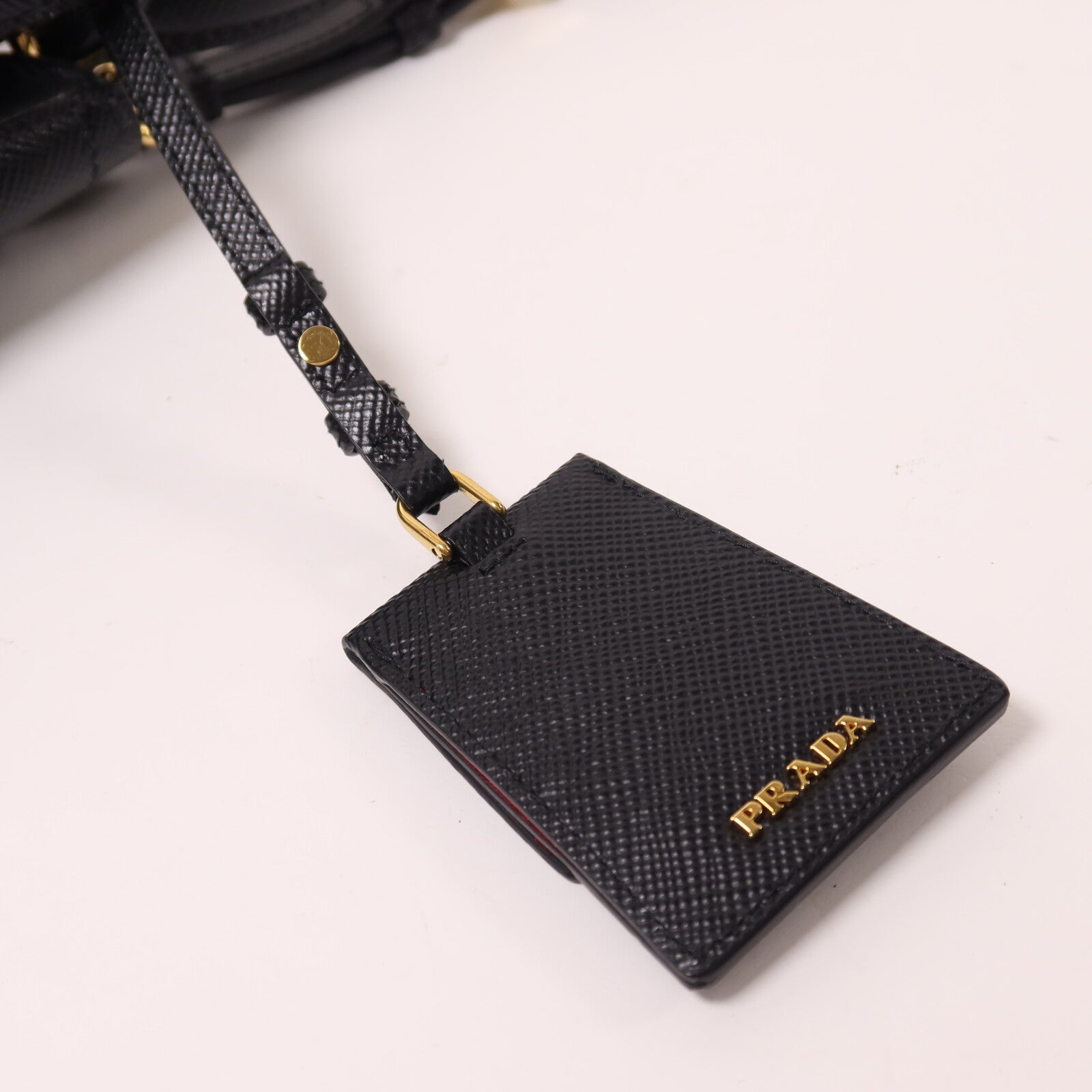 PRADA 牛皮皮革Secchiello In Pelle手挽肩背兩用袋