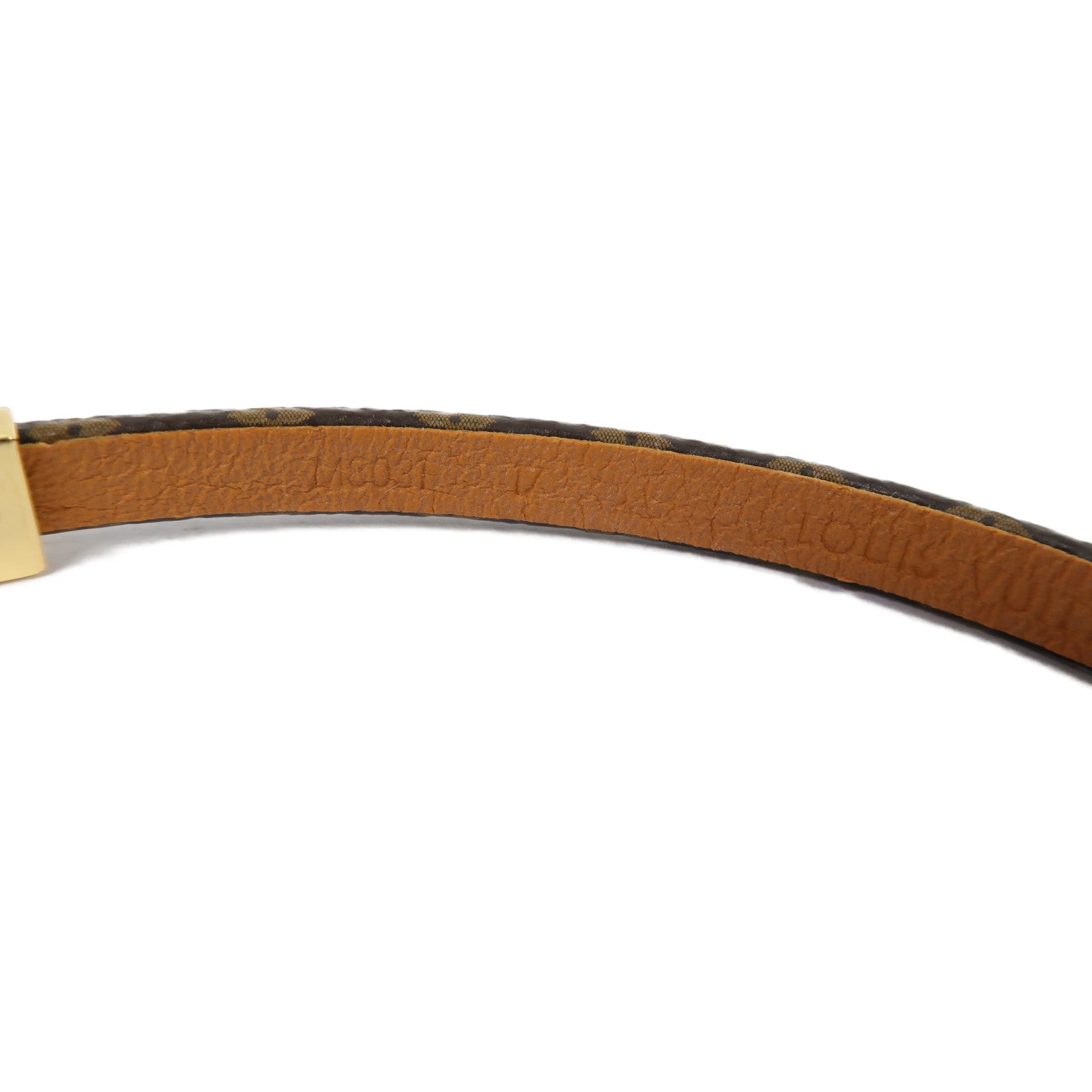 LOUIS VUITTON Monogram/金屬Bracelet手鐲啡色