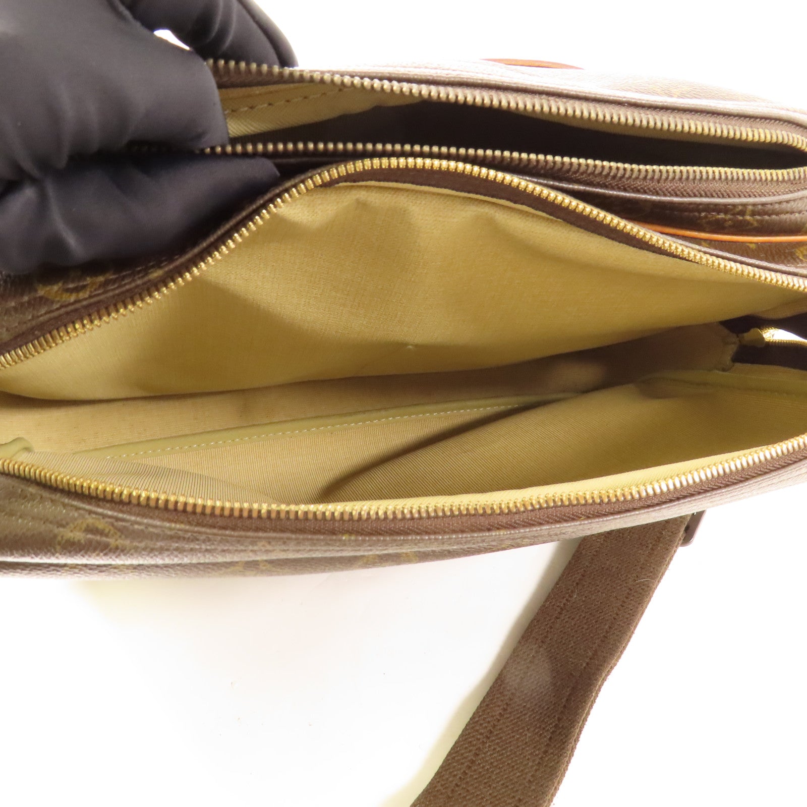 LOUIS VUITTON Monogram Reporter GM金扣肩背袋