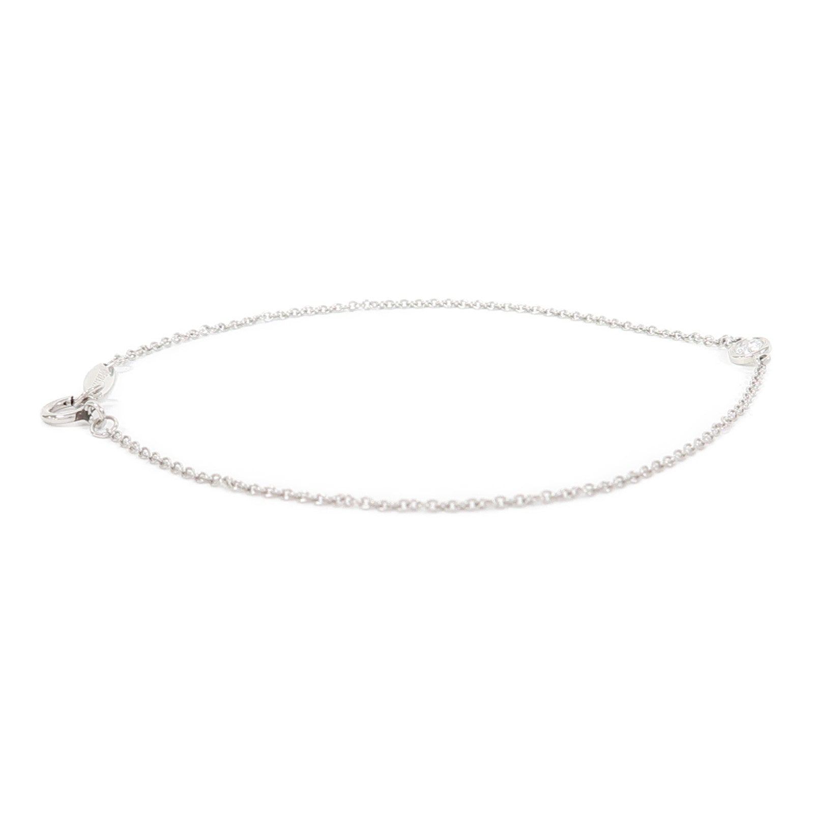 TIFFANY＆CO 【激減優惠】Pt950鉑金Elsa Peretti Bracelet手鏈